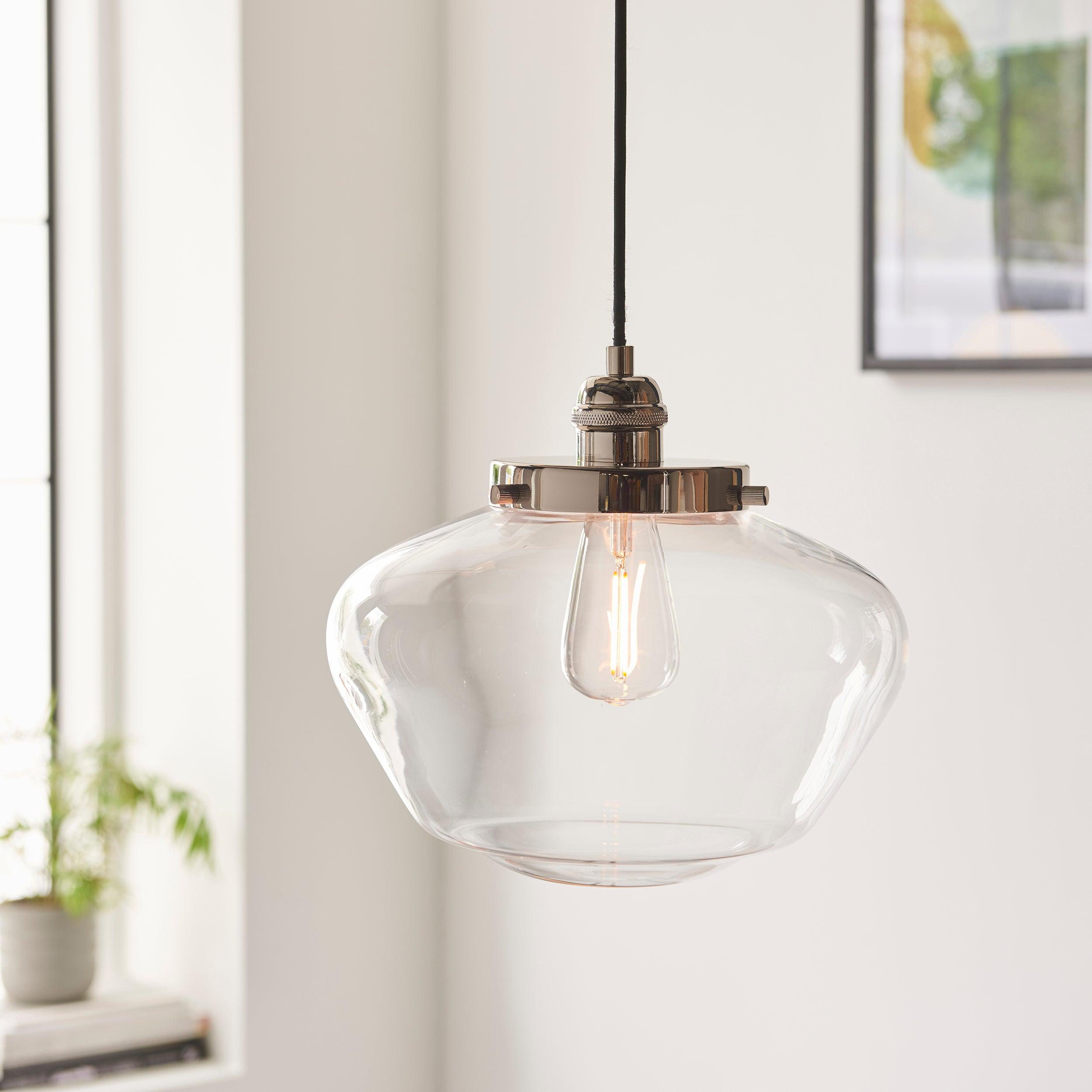 Camberley Nickel Pendant Light