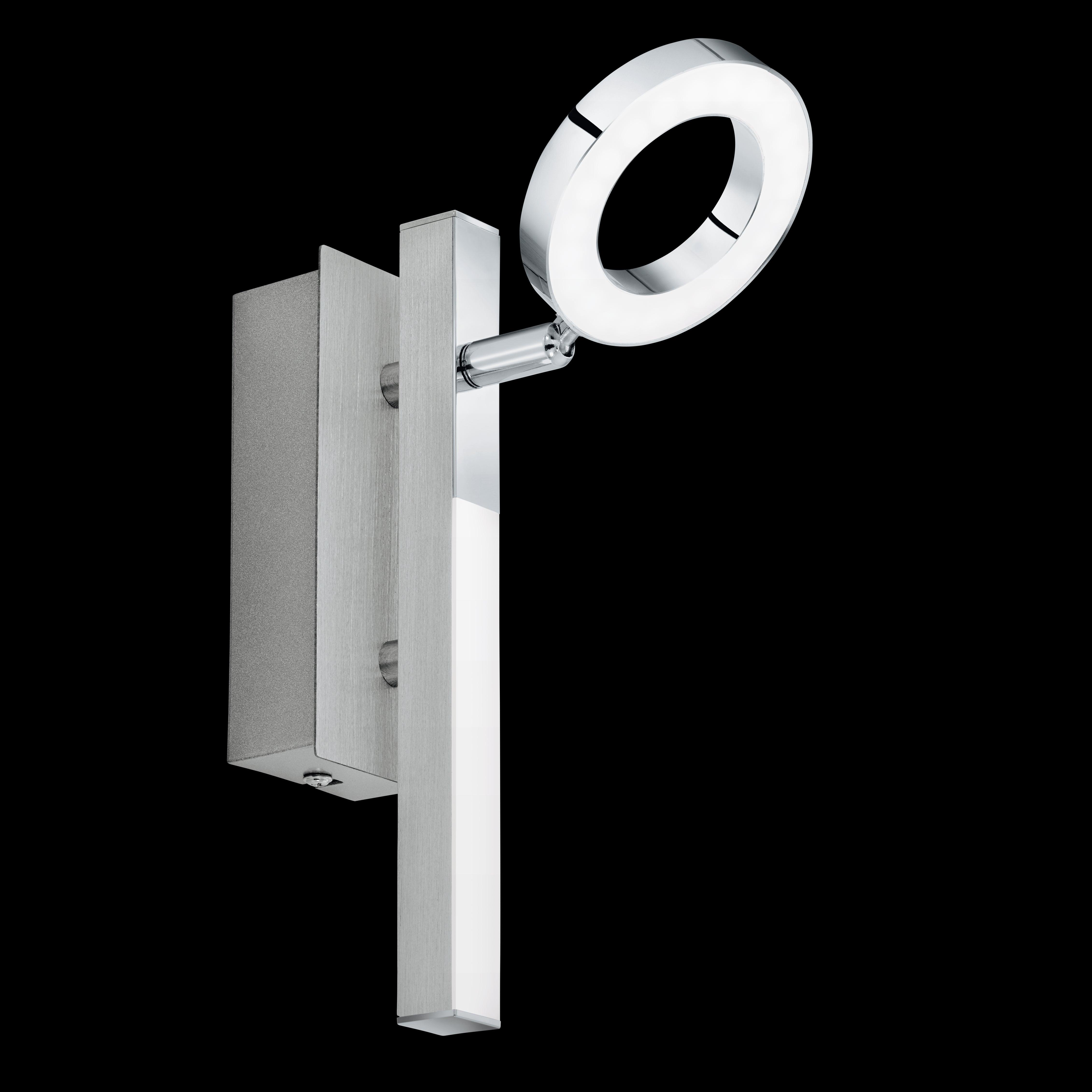 eglo cardillio 1 integrated led chrome wall spotlight kitchen lighting
