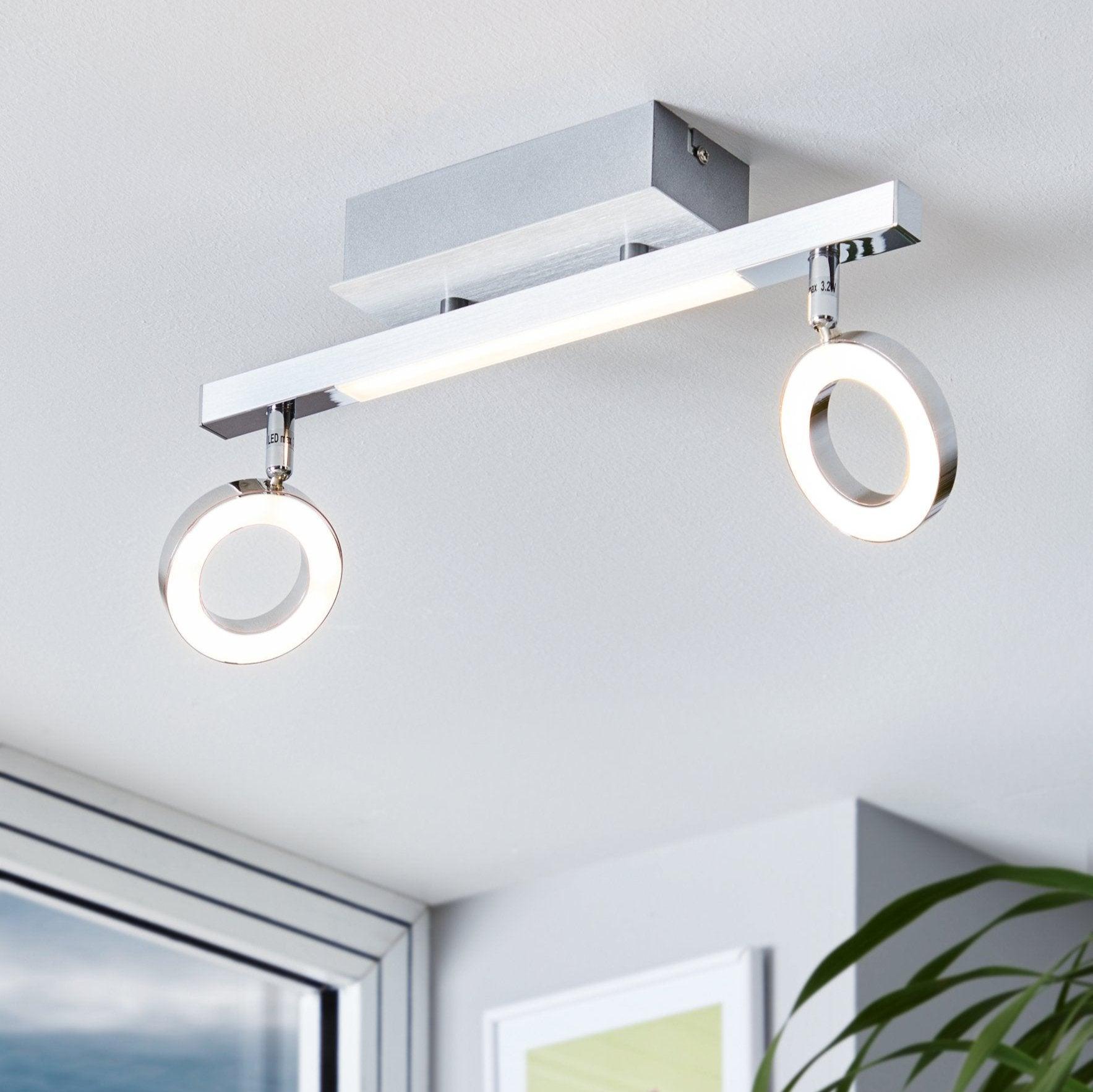 eglo cardillio 1 integrated led chrome 2 light bar spotlight