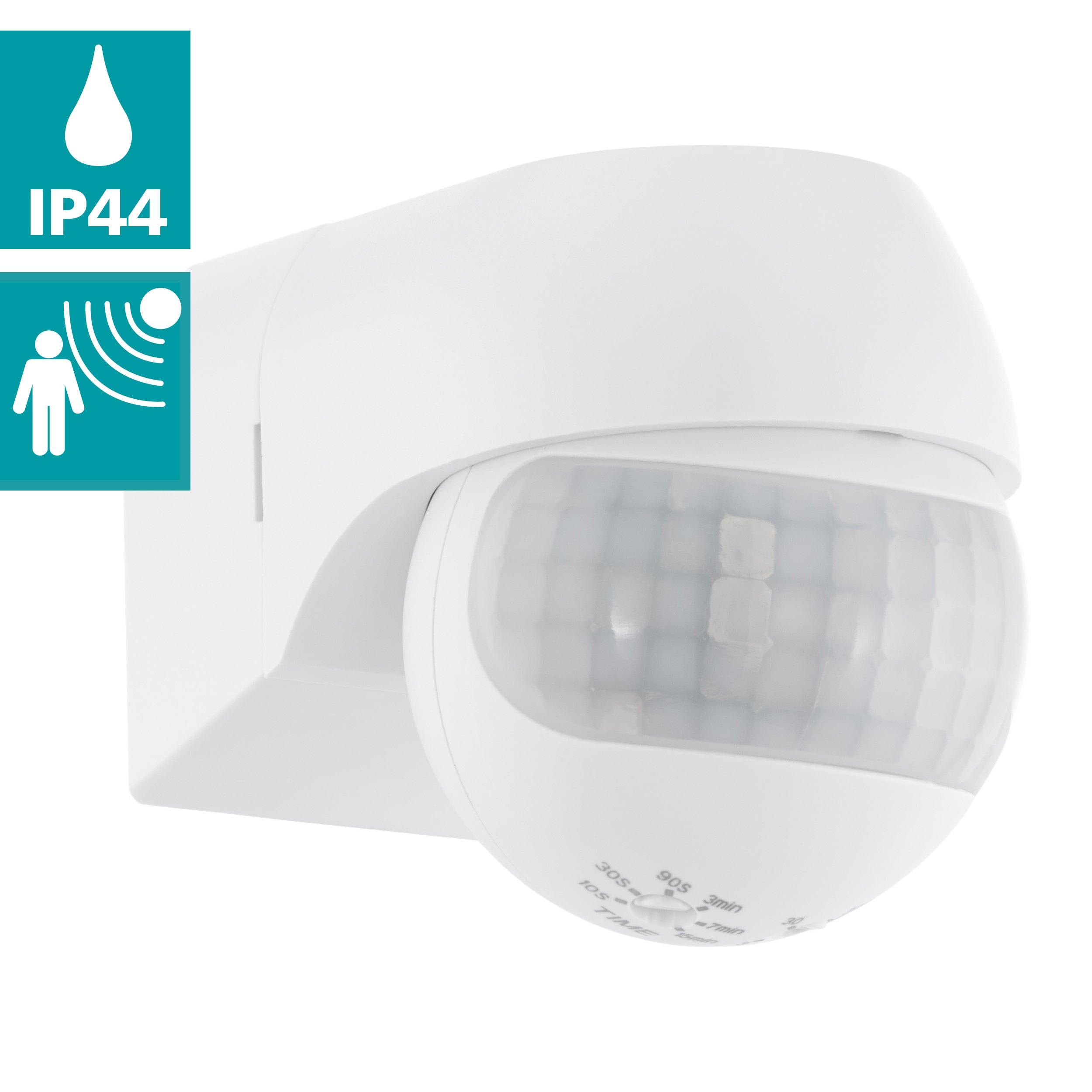 eglo detect me 1 ip44 white pir light sensor kitchen lighting