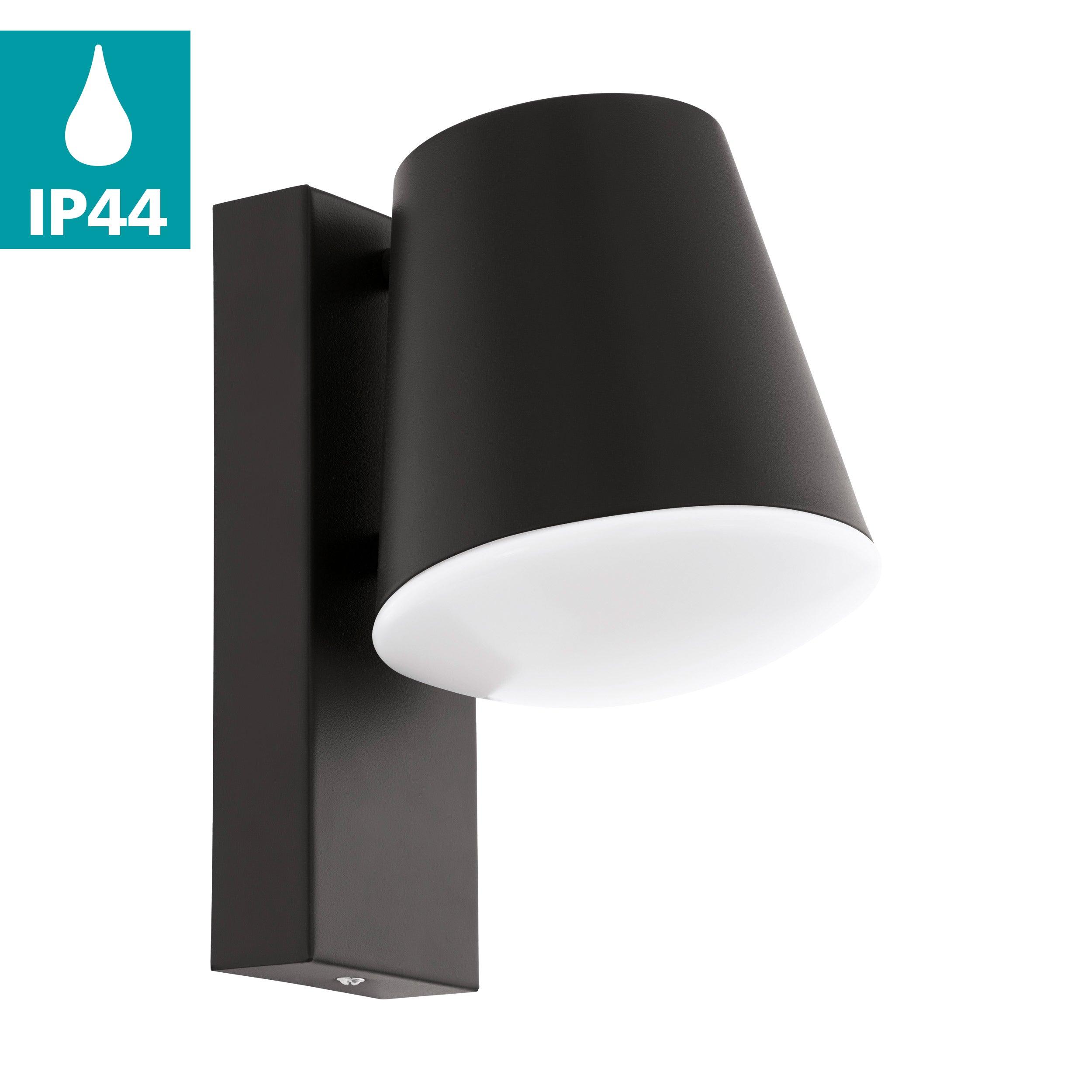 eglo caldiero grey ip44 outdoor wall light kitchen lighting