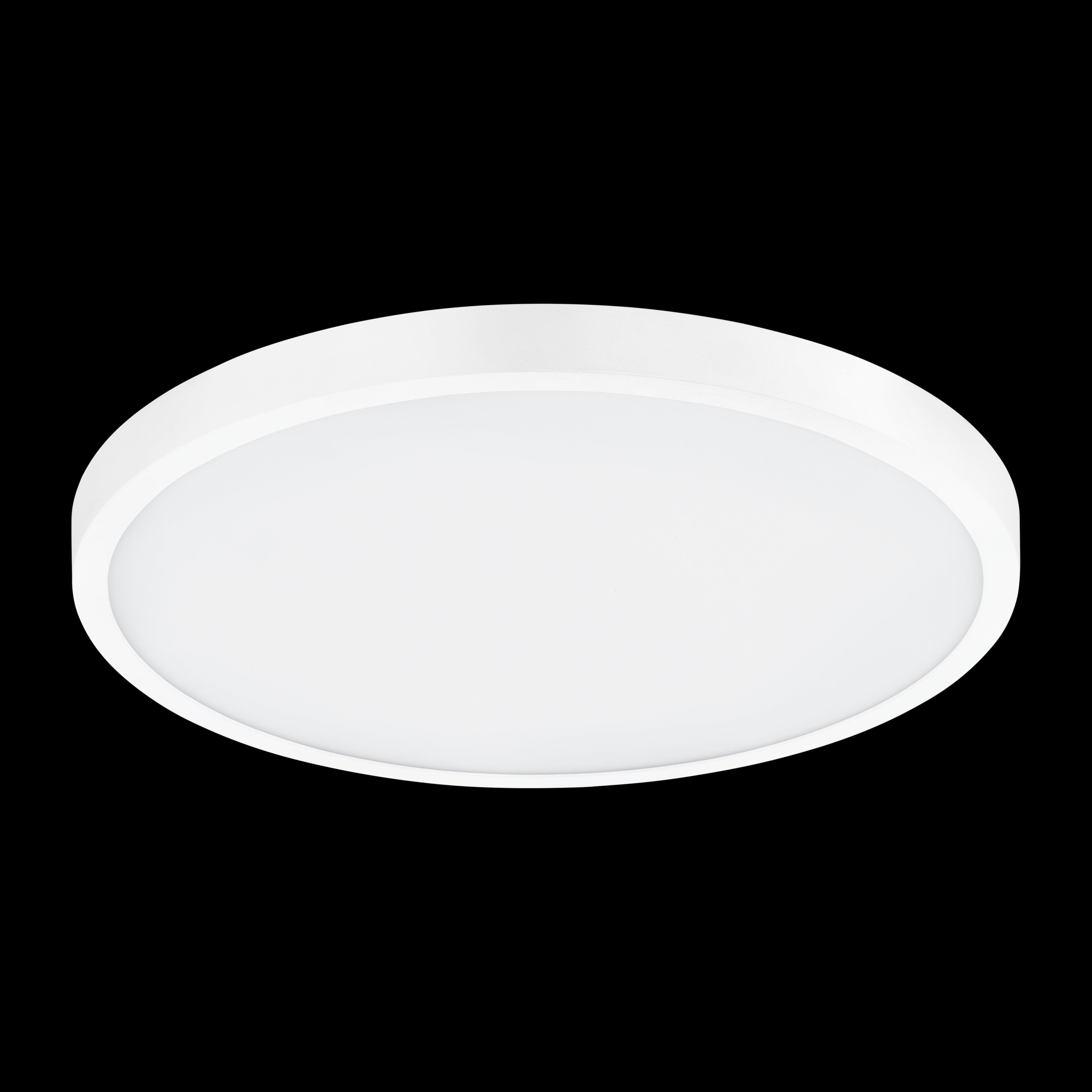 eglo fueva 1 led round white flush ceiling light living room image