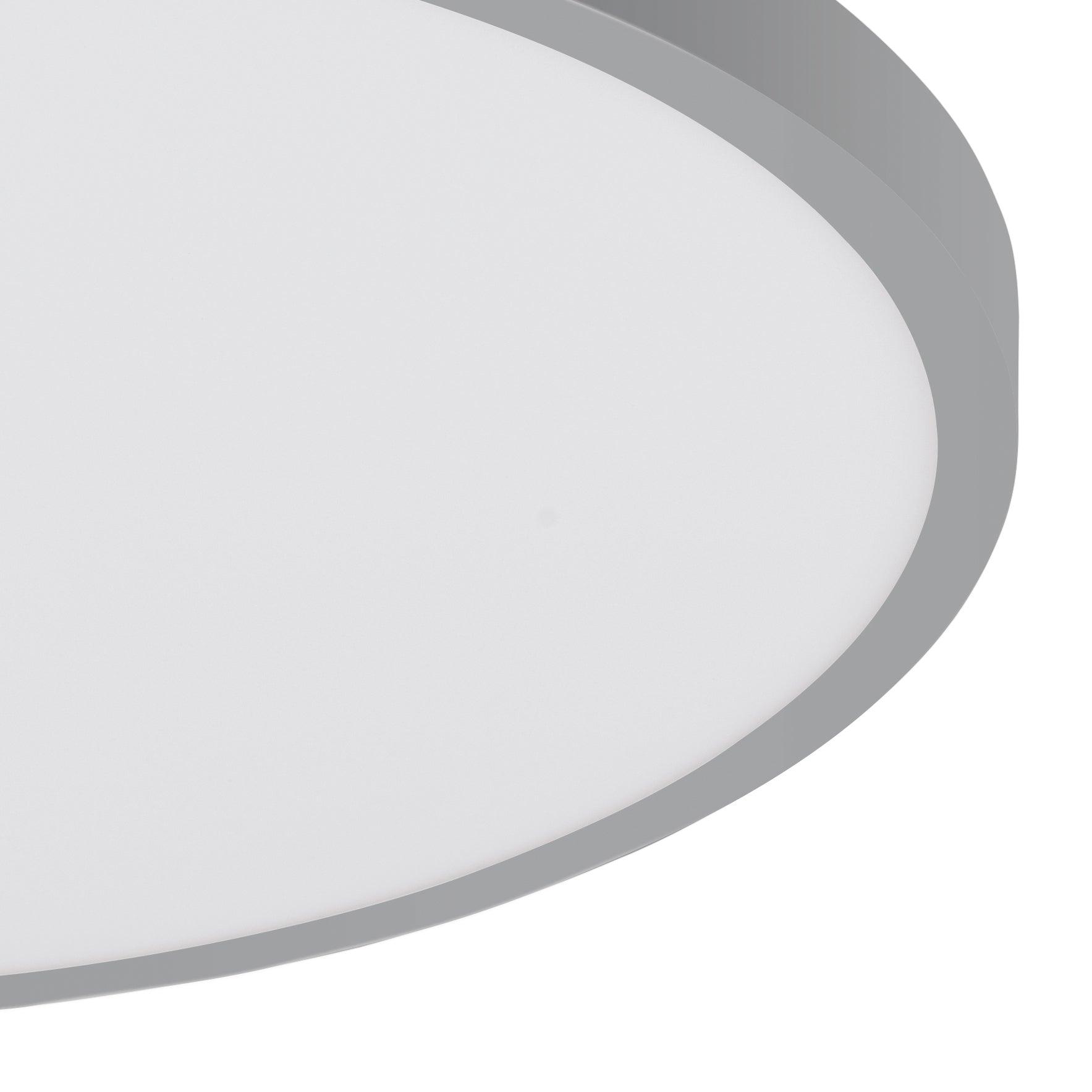 eglo fueva 1 led round silver flush ceiling light Kitchen Lighting Close Up
