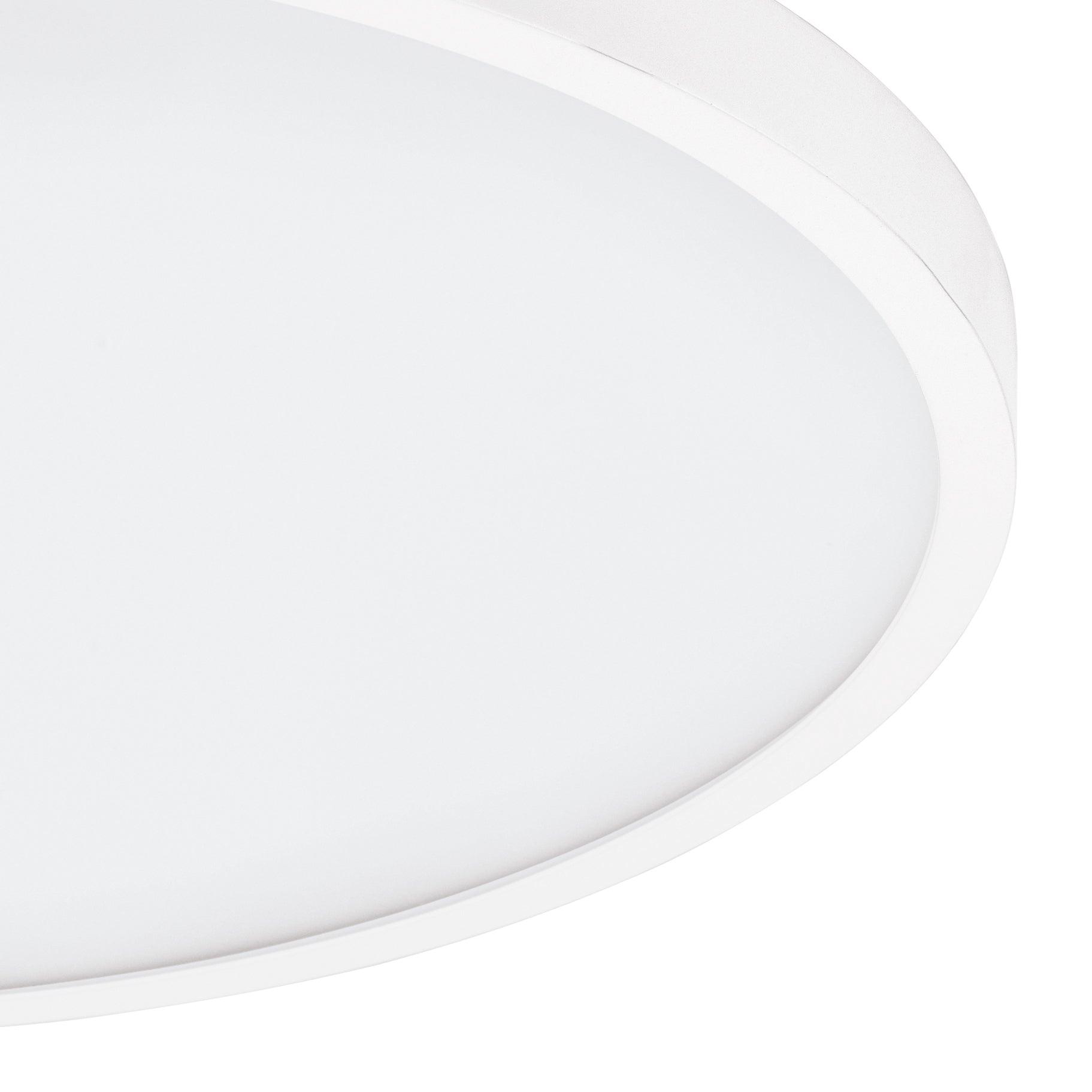 eglo fueva 1 led white flush ceiling light 50cm kitchen lighting