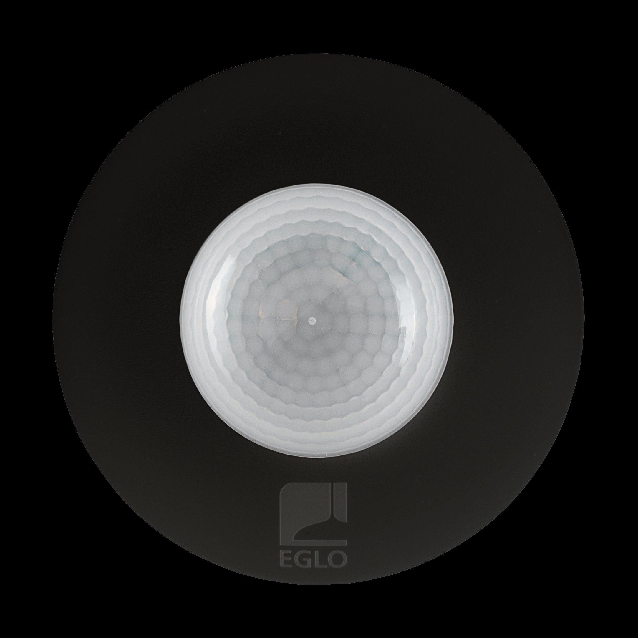 eglo detect me 6 ip44 black round pir light sensor Kitchen Lighting Close Up