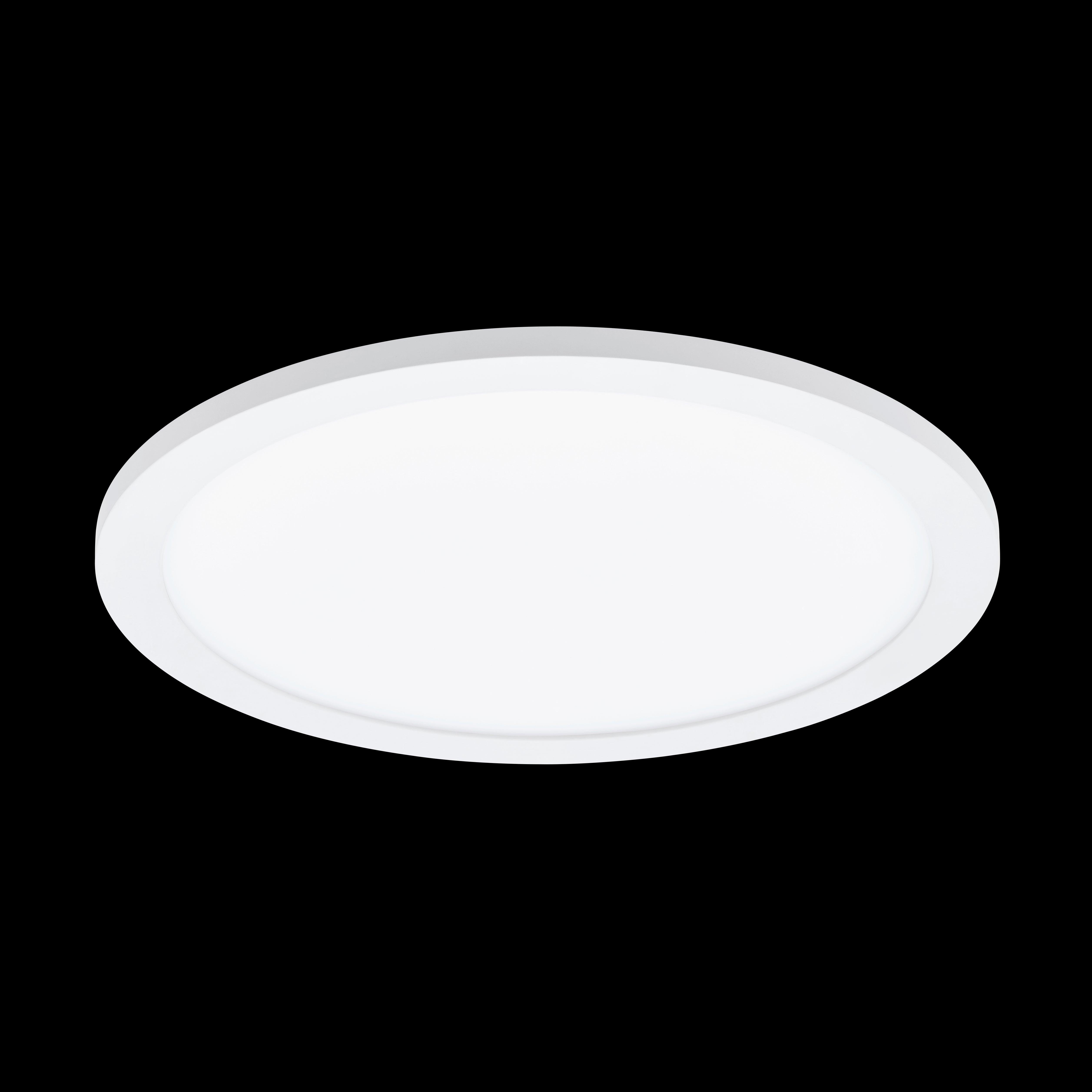 eglo sarsina flush 30cm led white ceiling light living room image