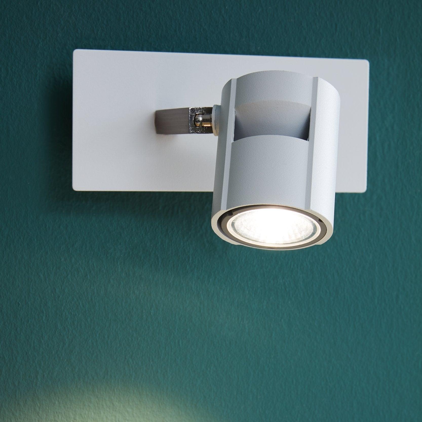 eglo vergiano white wall spotlight