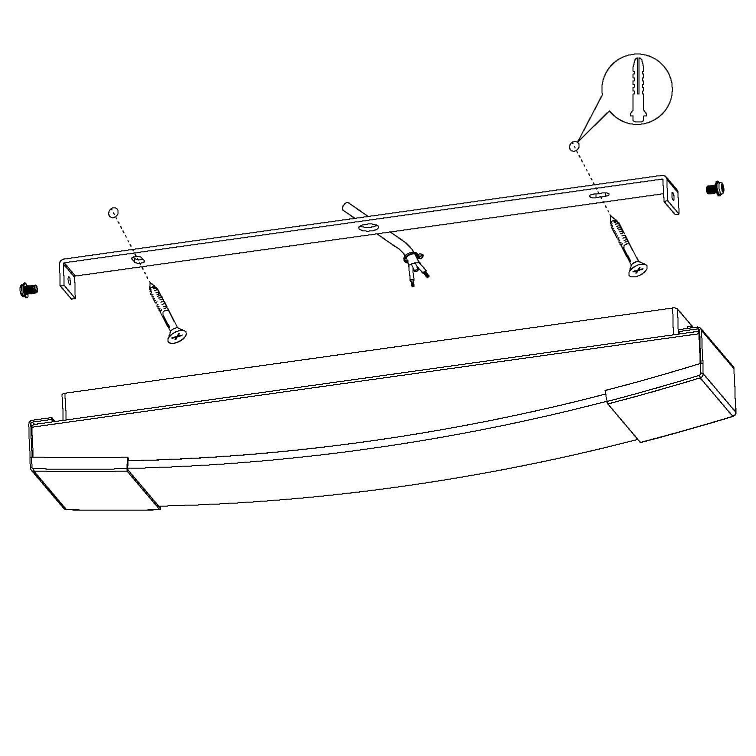eglo siderno ip44 chrome led bathroom wall mirror light 35cm Kitchen Lighting Close Up