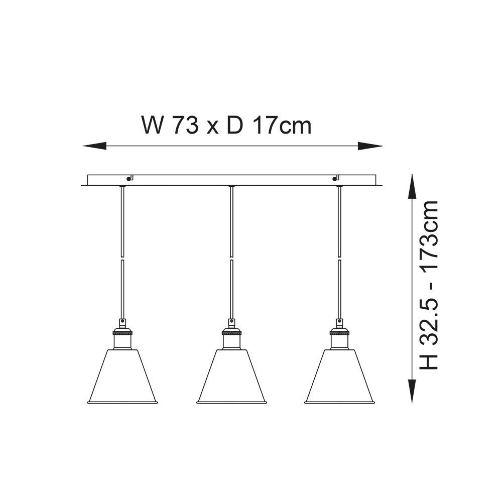 Hal Nickel 3 Light Adjustable Ceiling Pendant-warehouse-091026