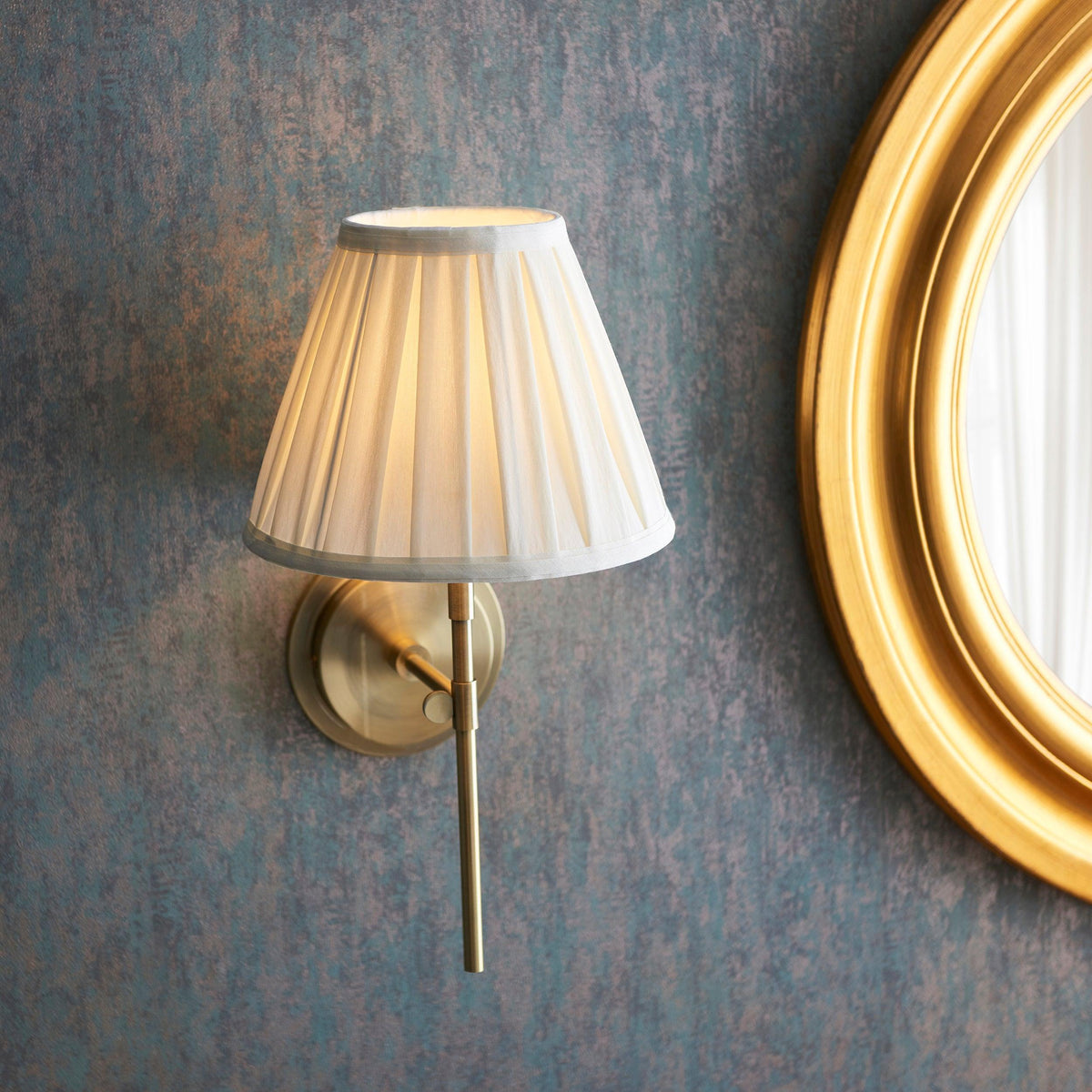 Endon Rennes Brass Wall Light Fitting (Without Shade)-OPEN-BOX-50-04-09-26