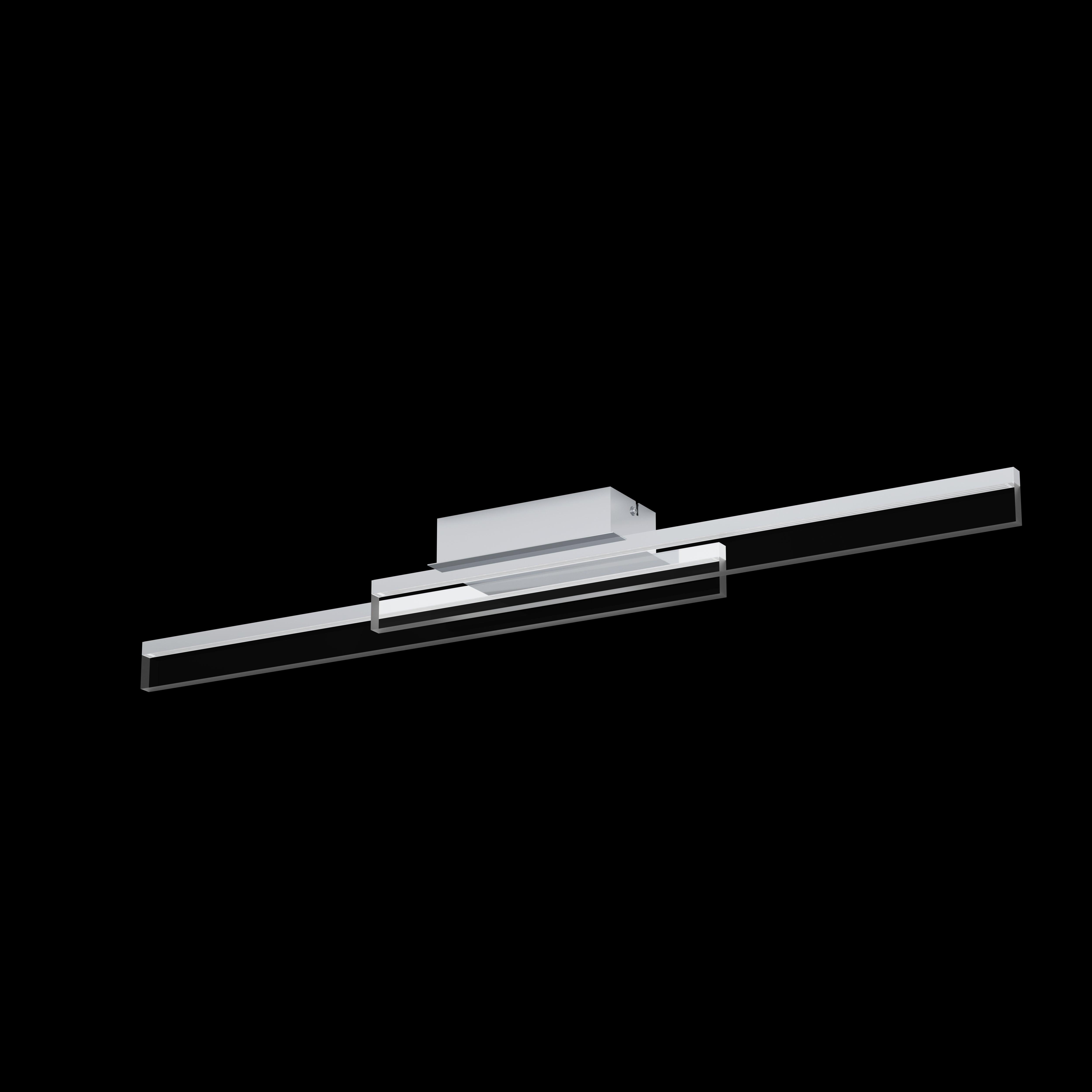 eglo palmital led chrome ip44 bathroom ceiling flush living room image