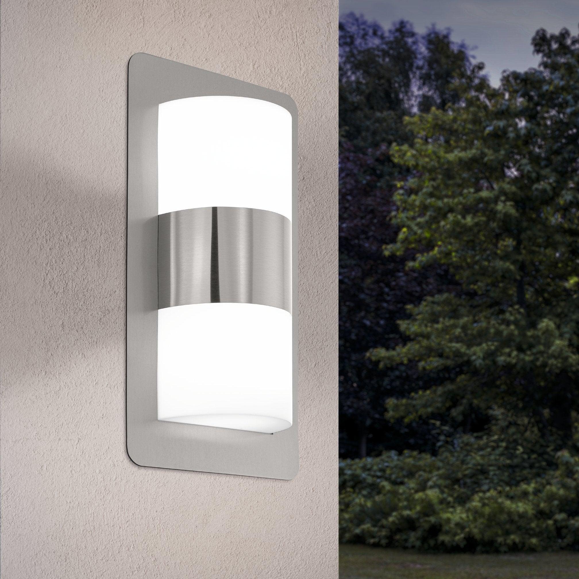 Eglo Cistierna IP44 Stainless Steel Outdoor Wall Light-WAREHOUSE-40-200326