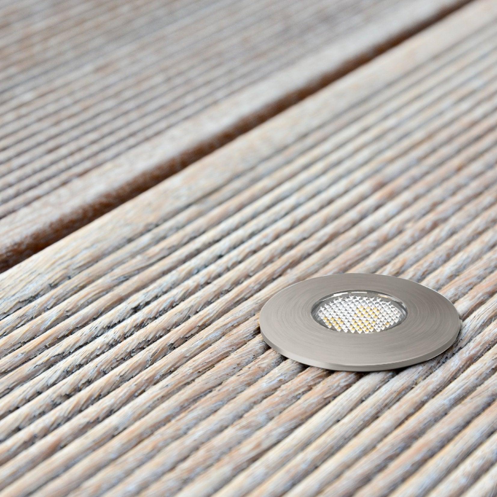 eglo tronto recessed led ground uplighter