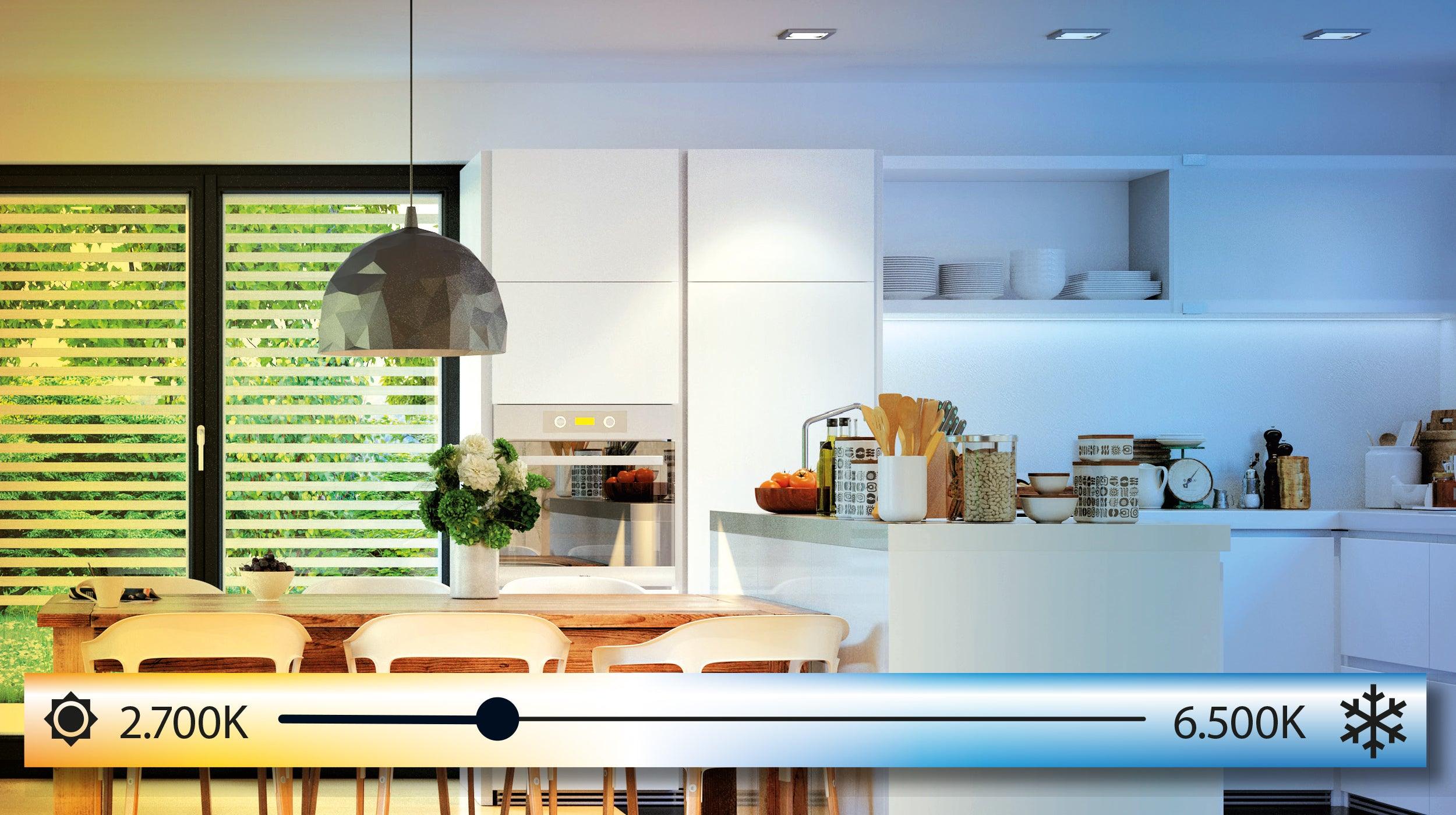 eglo salobrena a led rectangle panel flush ceiling light kitchen lighting