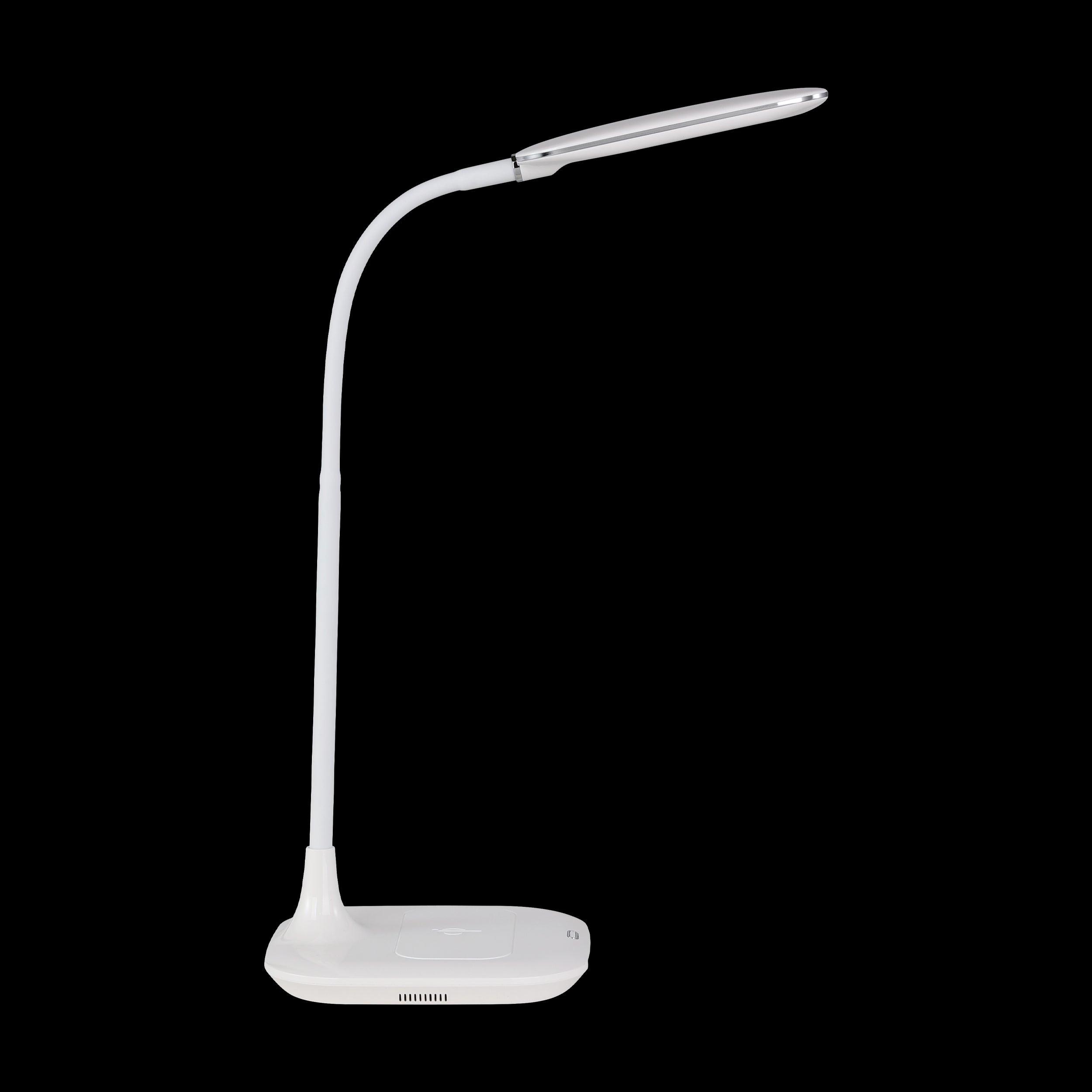 eglo masserie white led touch desk lamp qi charger hallway lighting