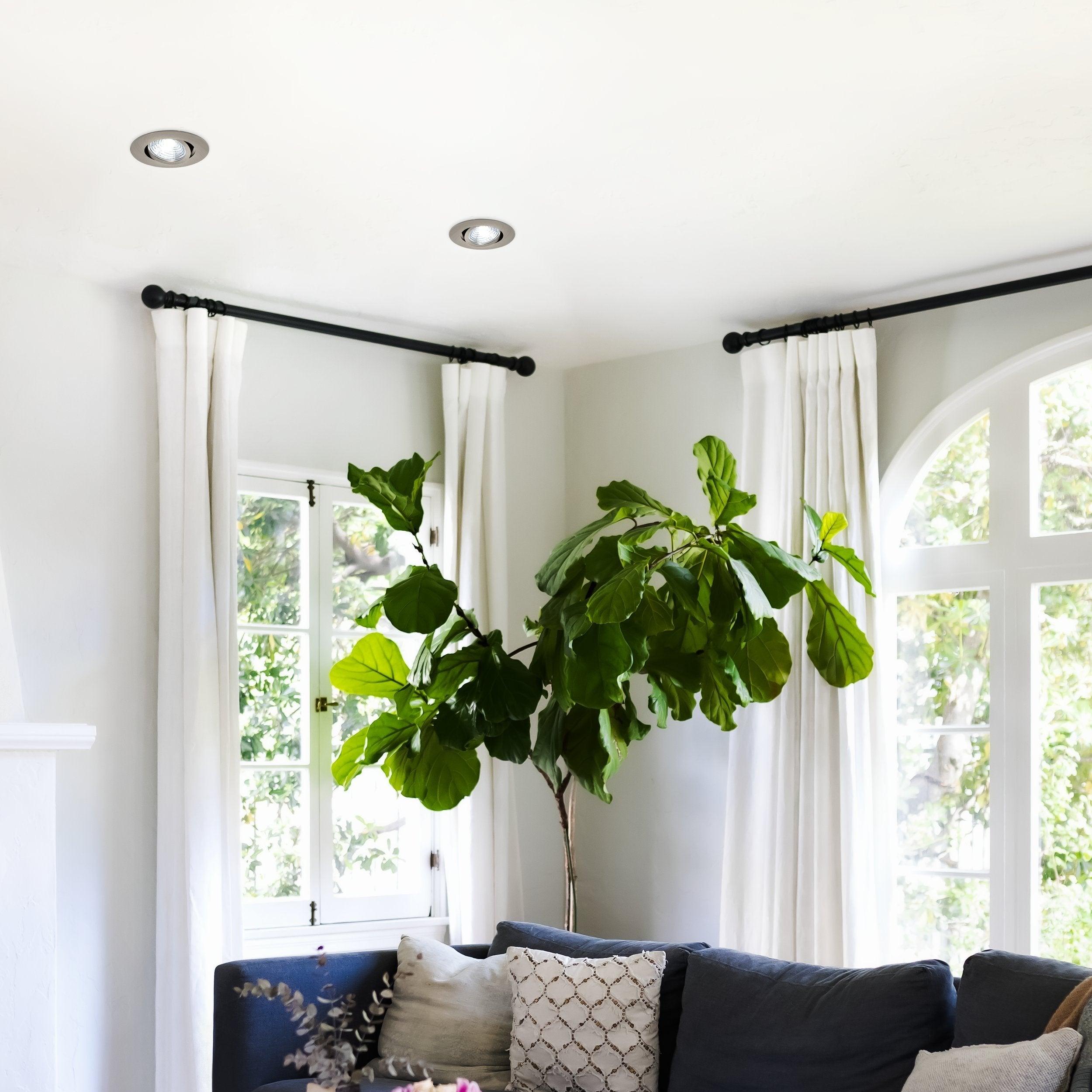 eglo saliceto led nickel recessed downlight cool white