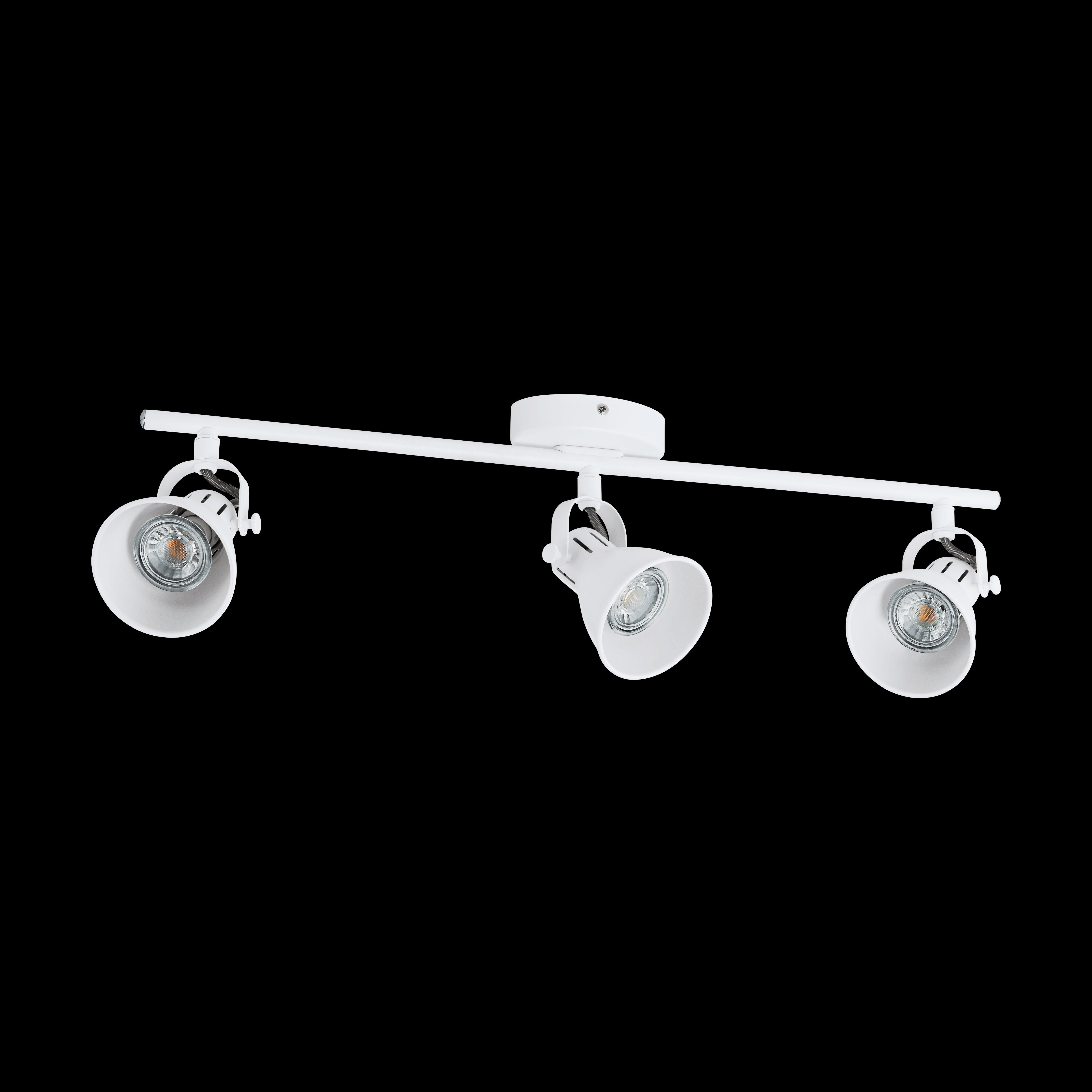 eglo seras 1 white 3 light bar spotlight living room image