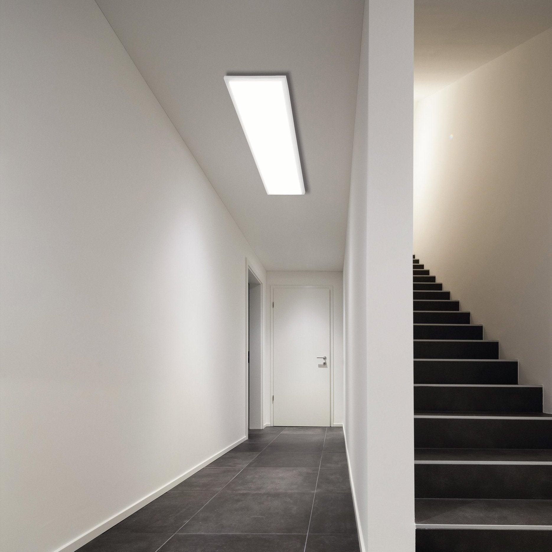 eglo salobrena m white led panel flush ceiling light