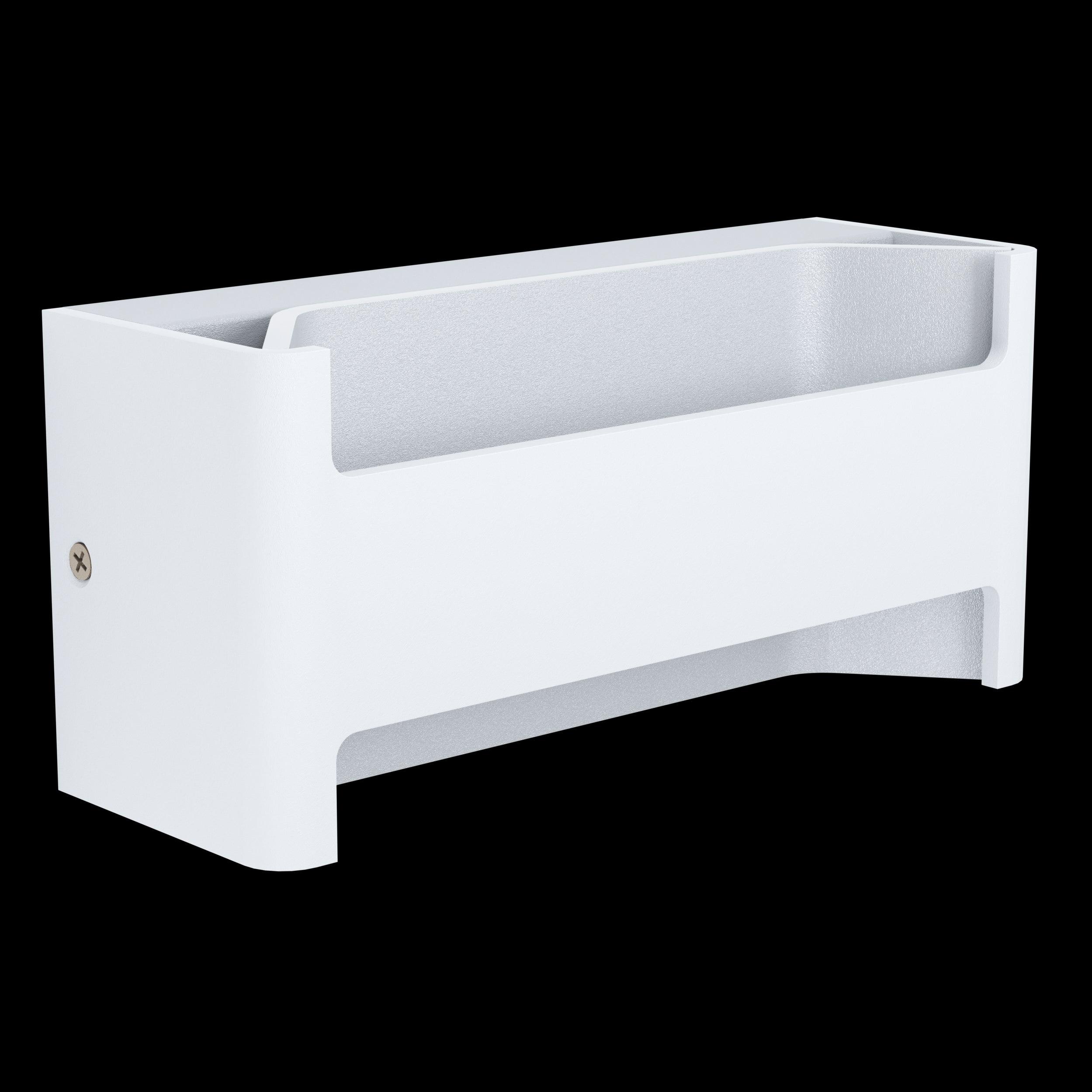 eglo feloniche white integrated led wall light