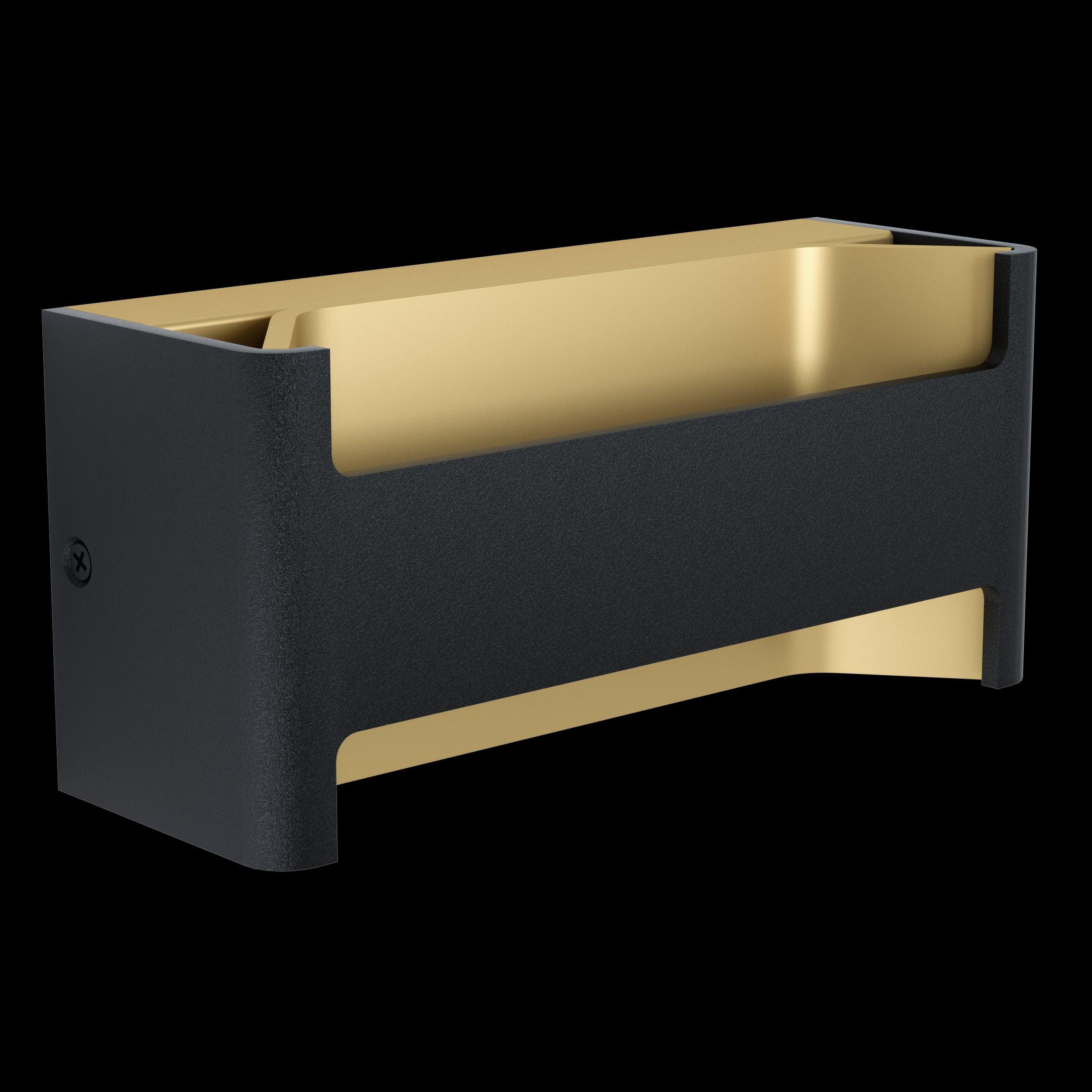 eglo feloniche black gold led wall light living room image