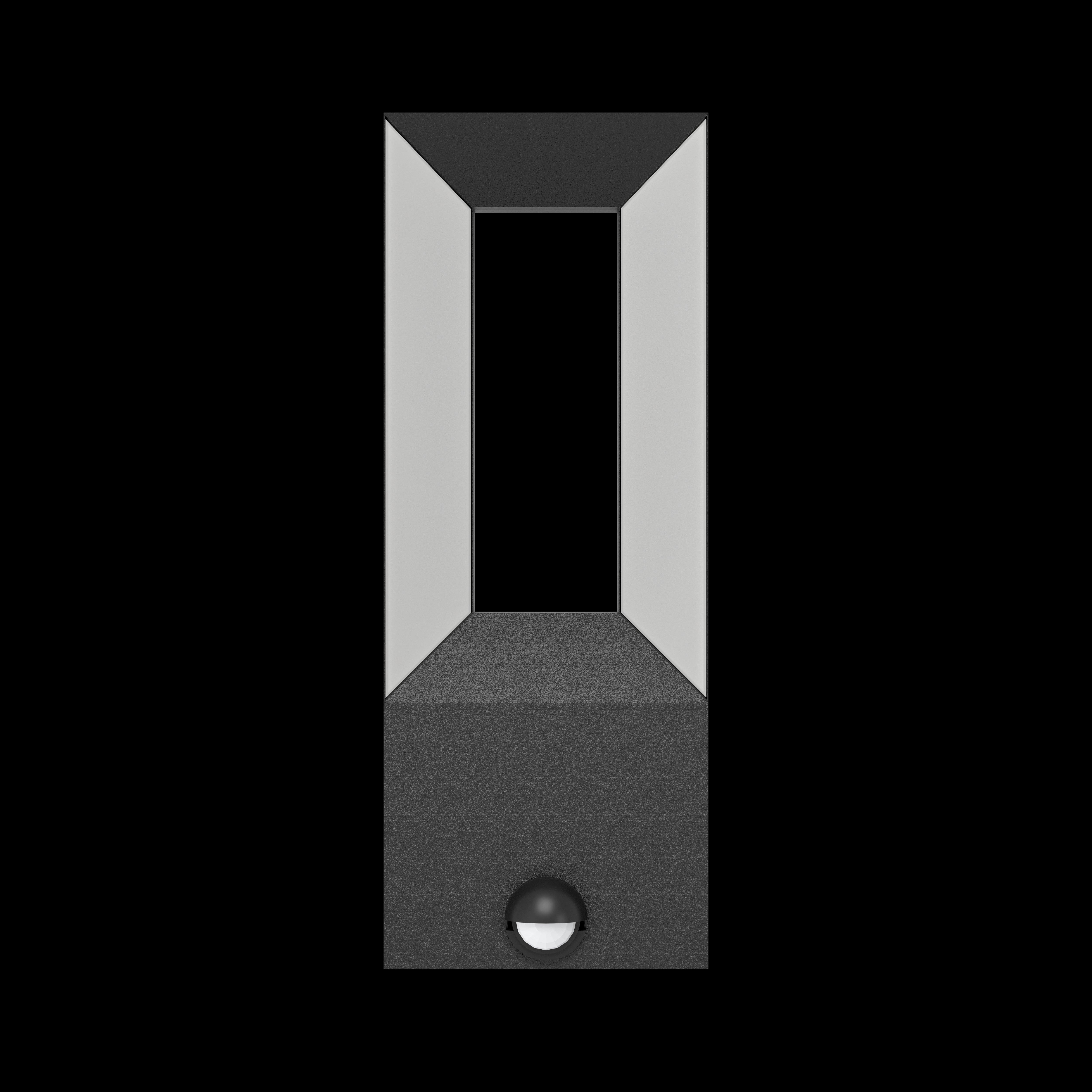 eglo riforano ip44 black led outdoor wall light pir hallway lighting