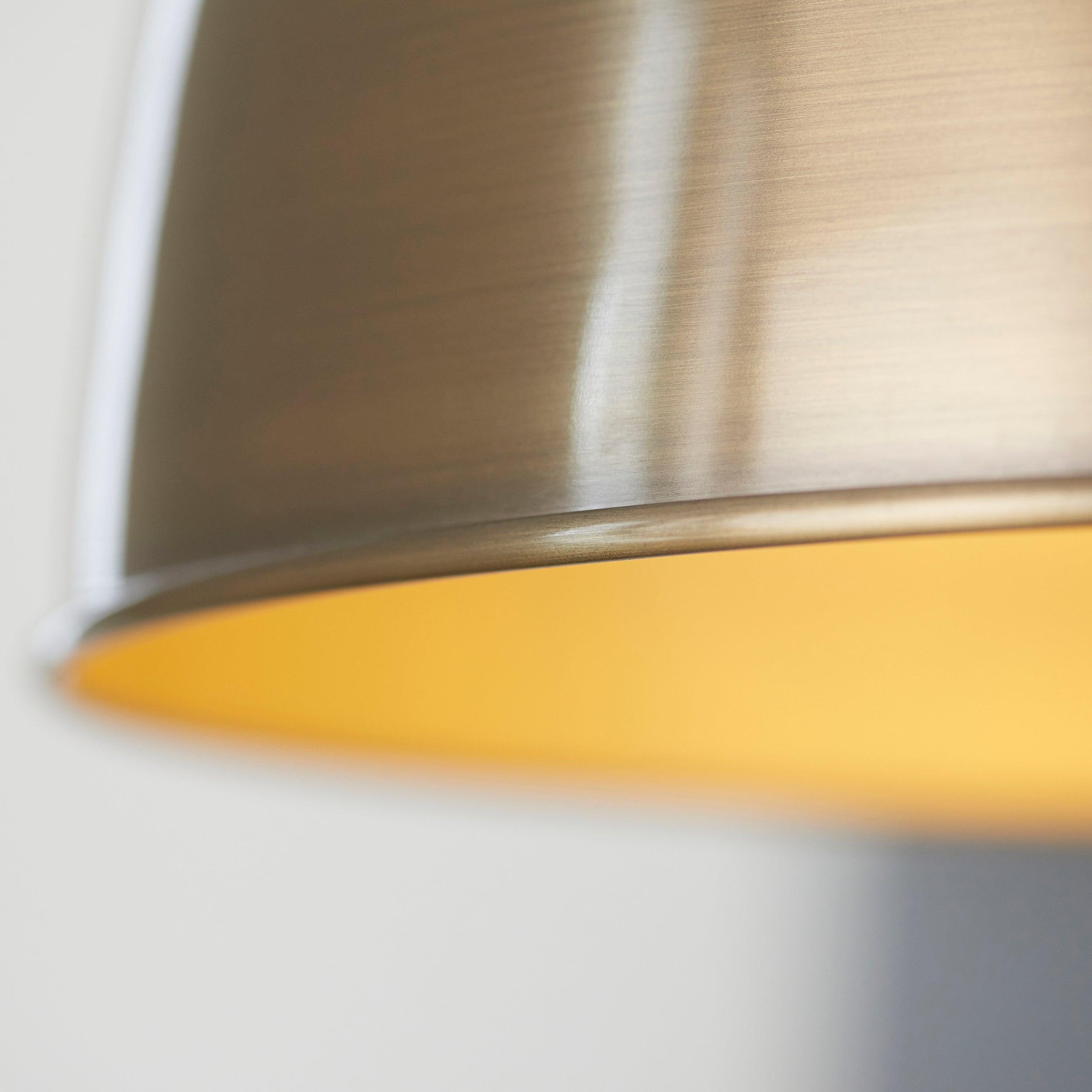 Endon Franklin 1 Light Antique Brass Large Ceiling Pendant-Ceiling Pendant Lights-Endon Lighting Bedrooom Lighting close up Tiffany Lighting Direct