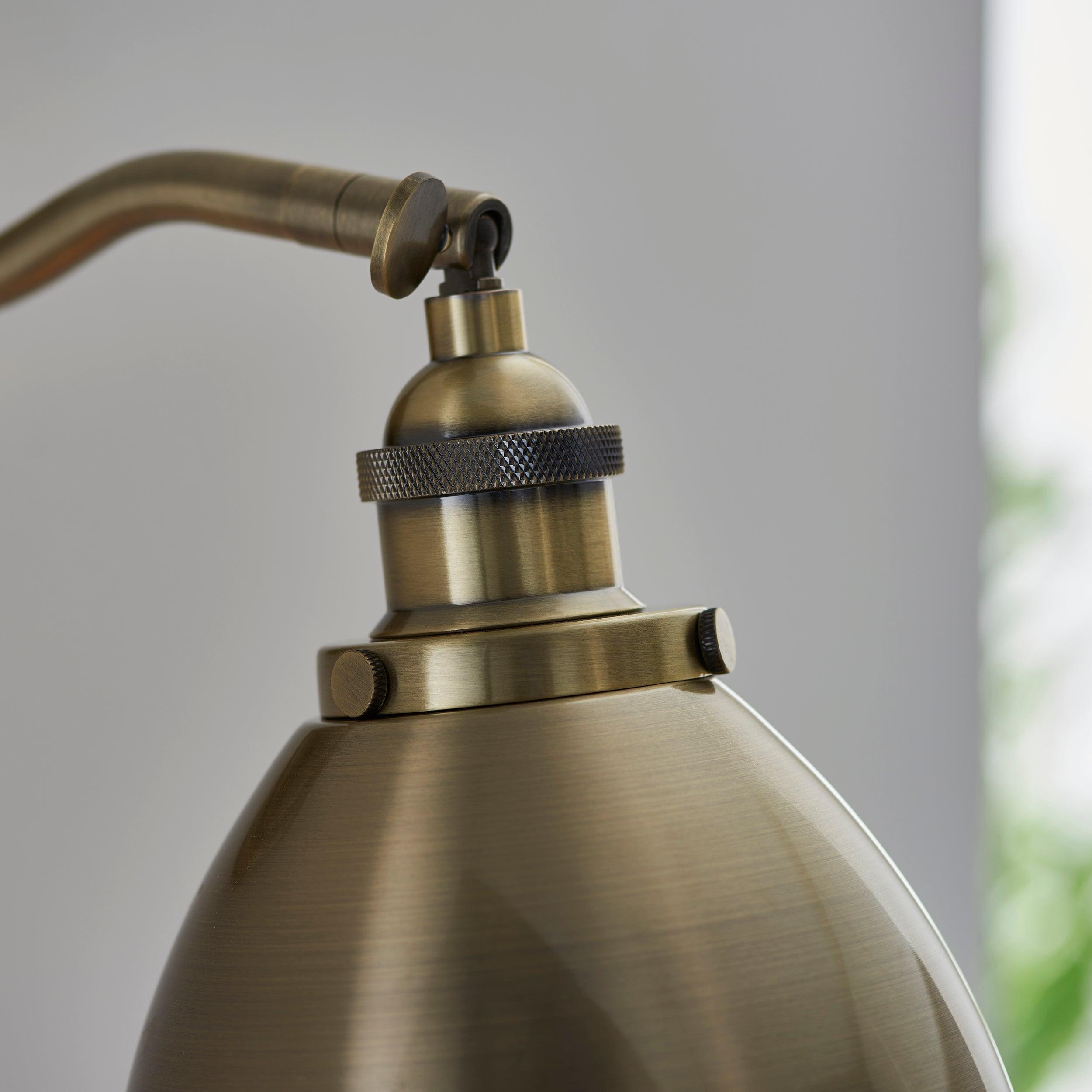 franklin brass wall light by Endon Lighting Kitchen Lights CLose Up