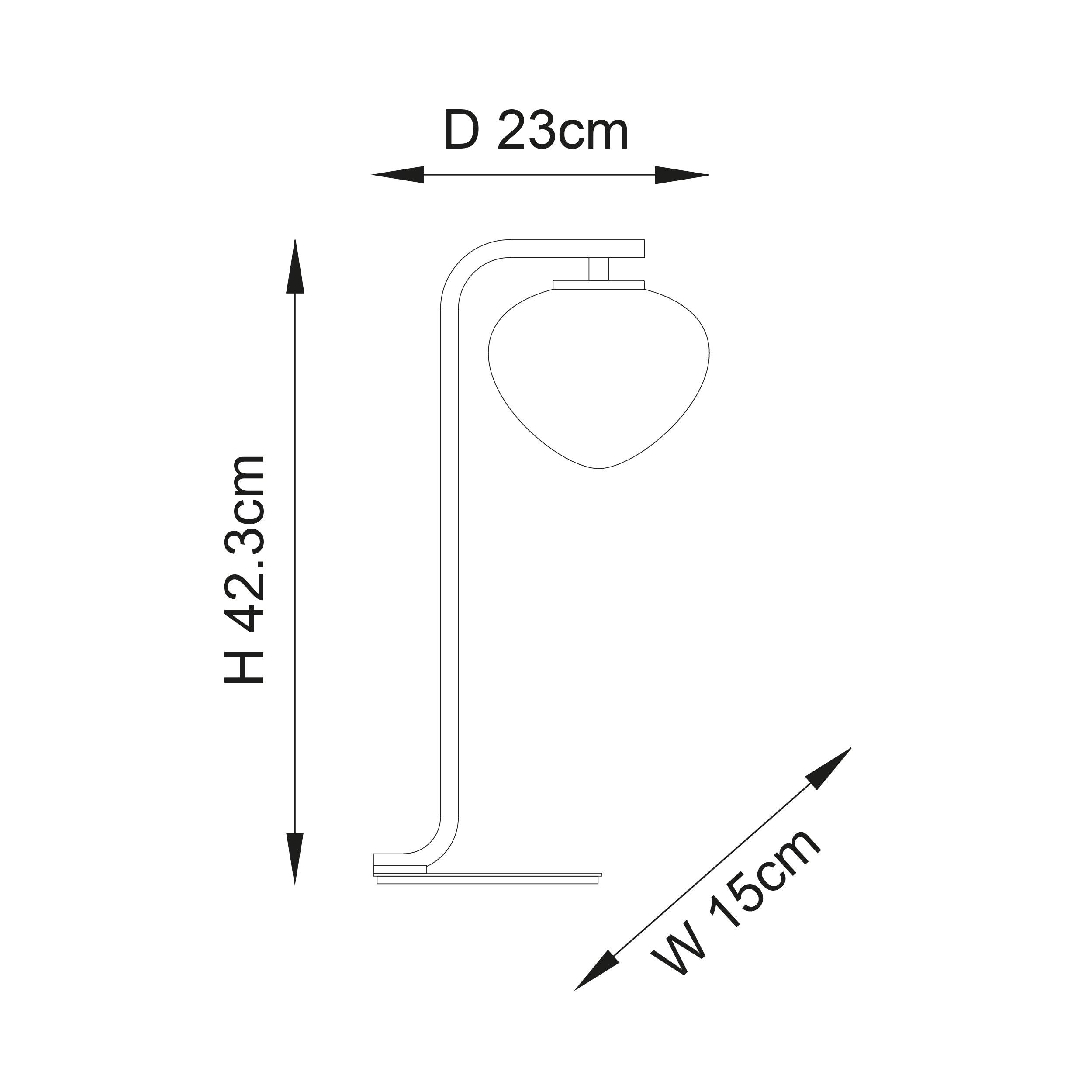 Mali Brass Table Lamp