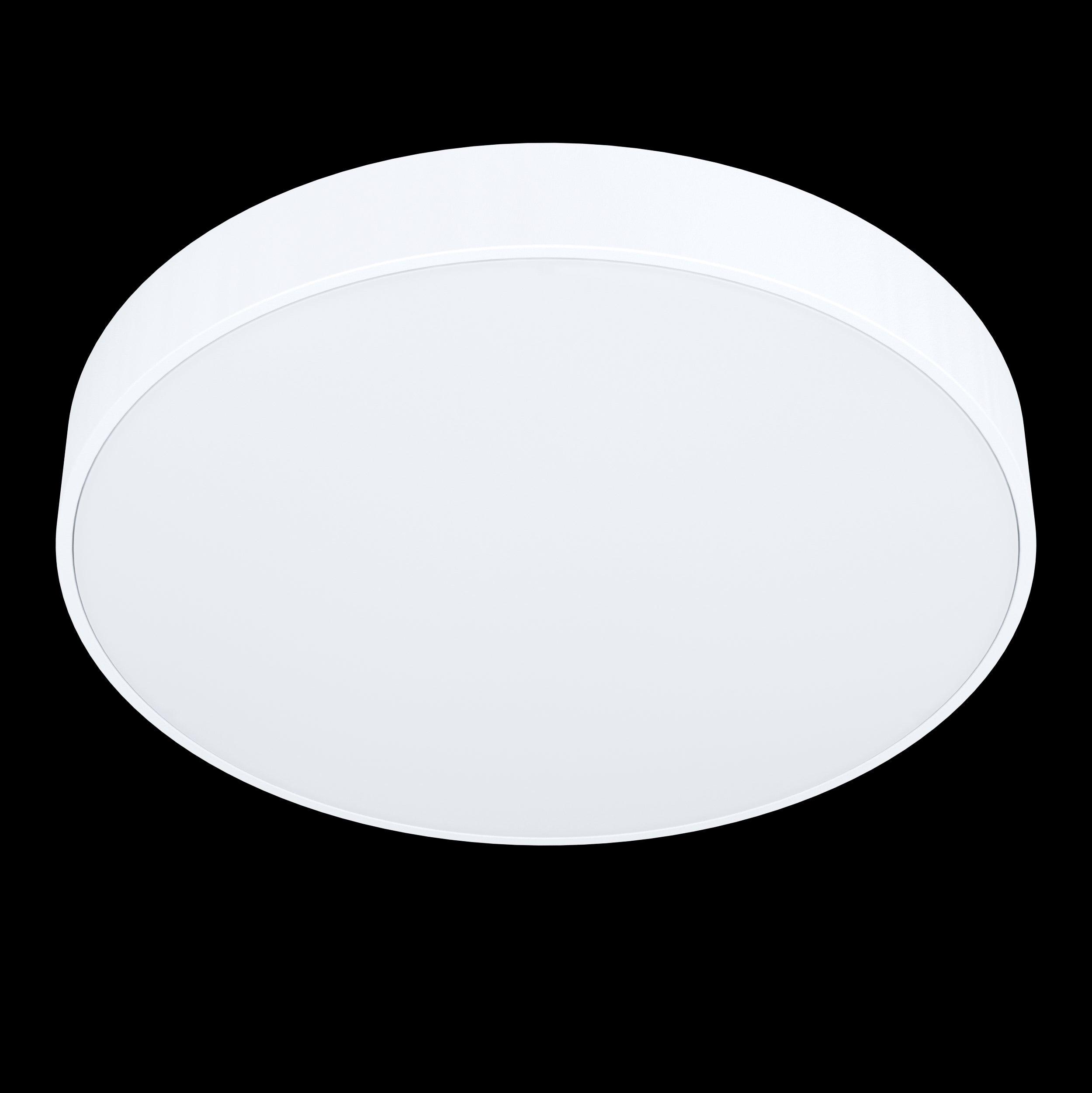 eglo zubieta a smart led white flush ceiling light