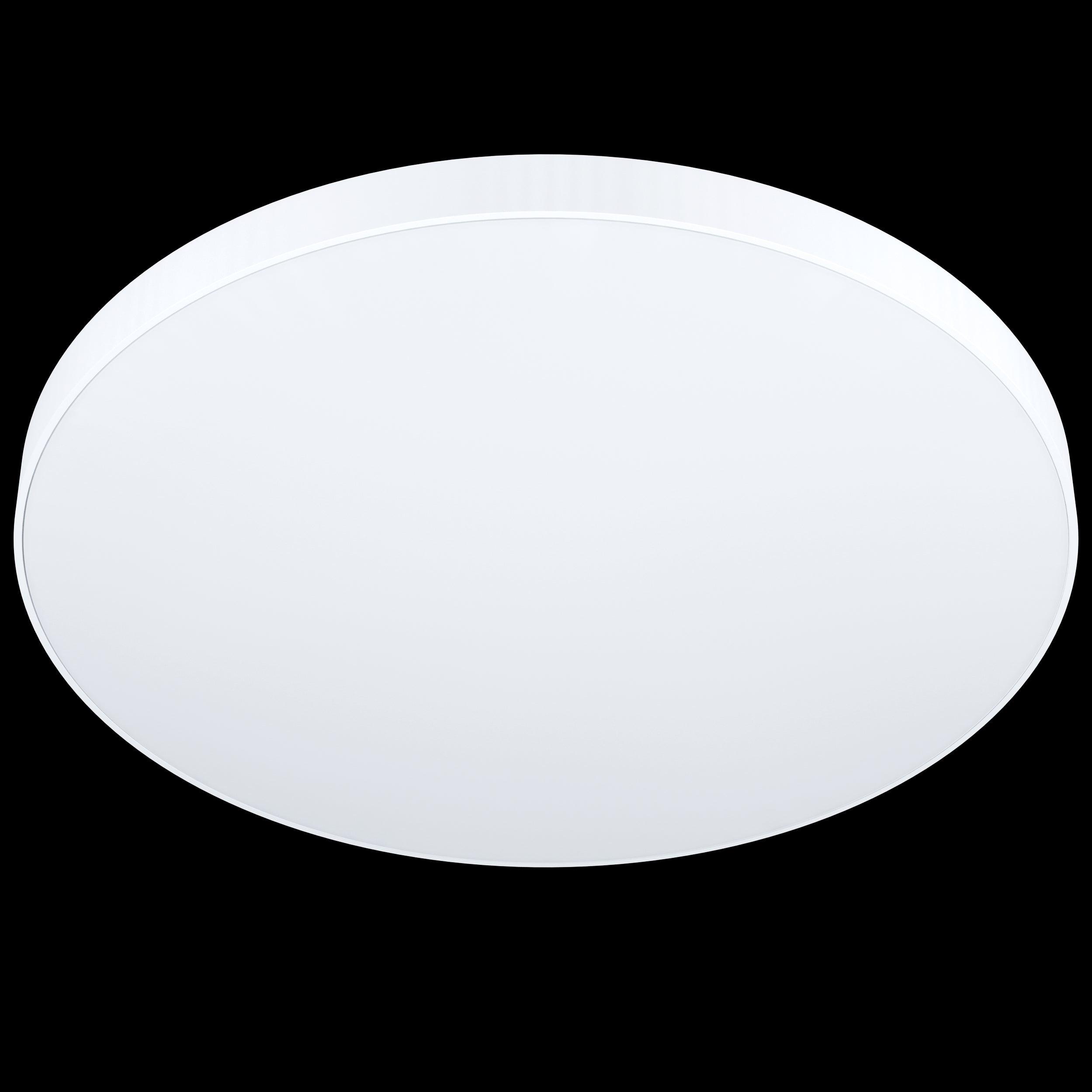 eglo zubieta a smart led white flush ceiling light 59 5cm living room image