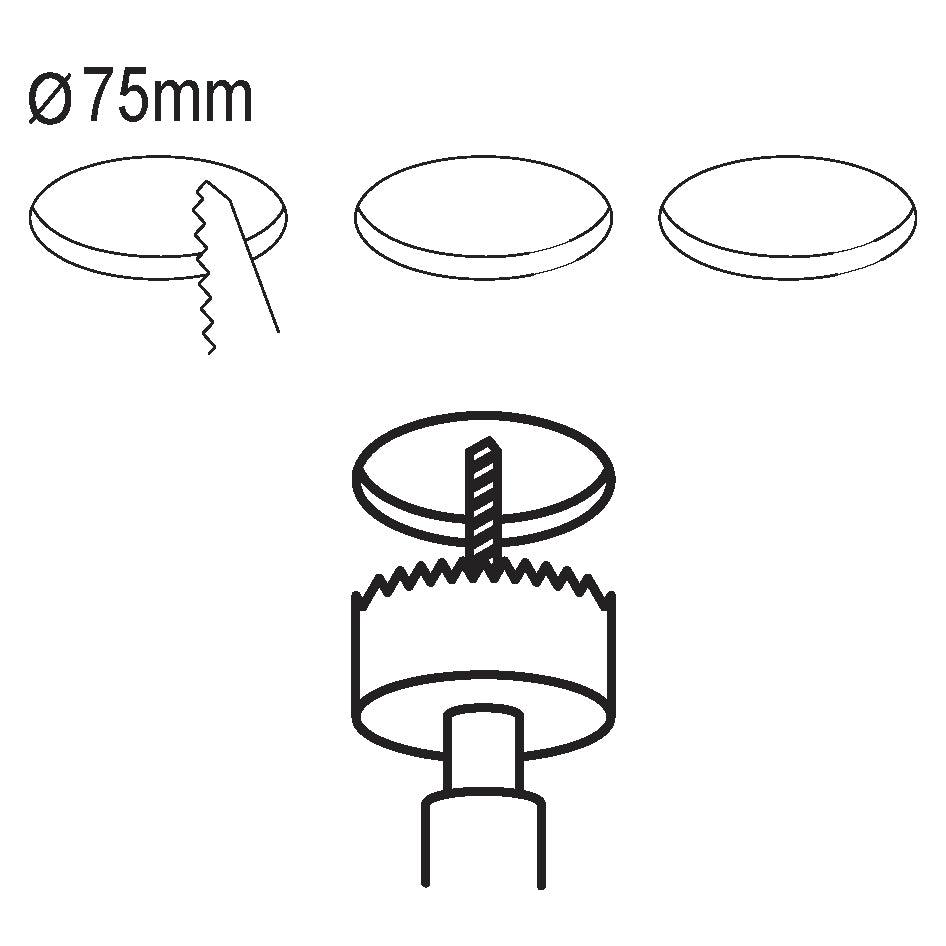 eglo fueva 5 set of 3 led white recessed ceiling lights living room close up