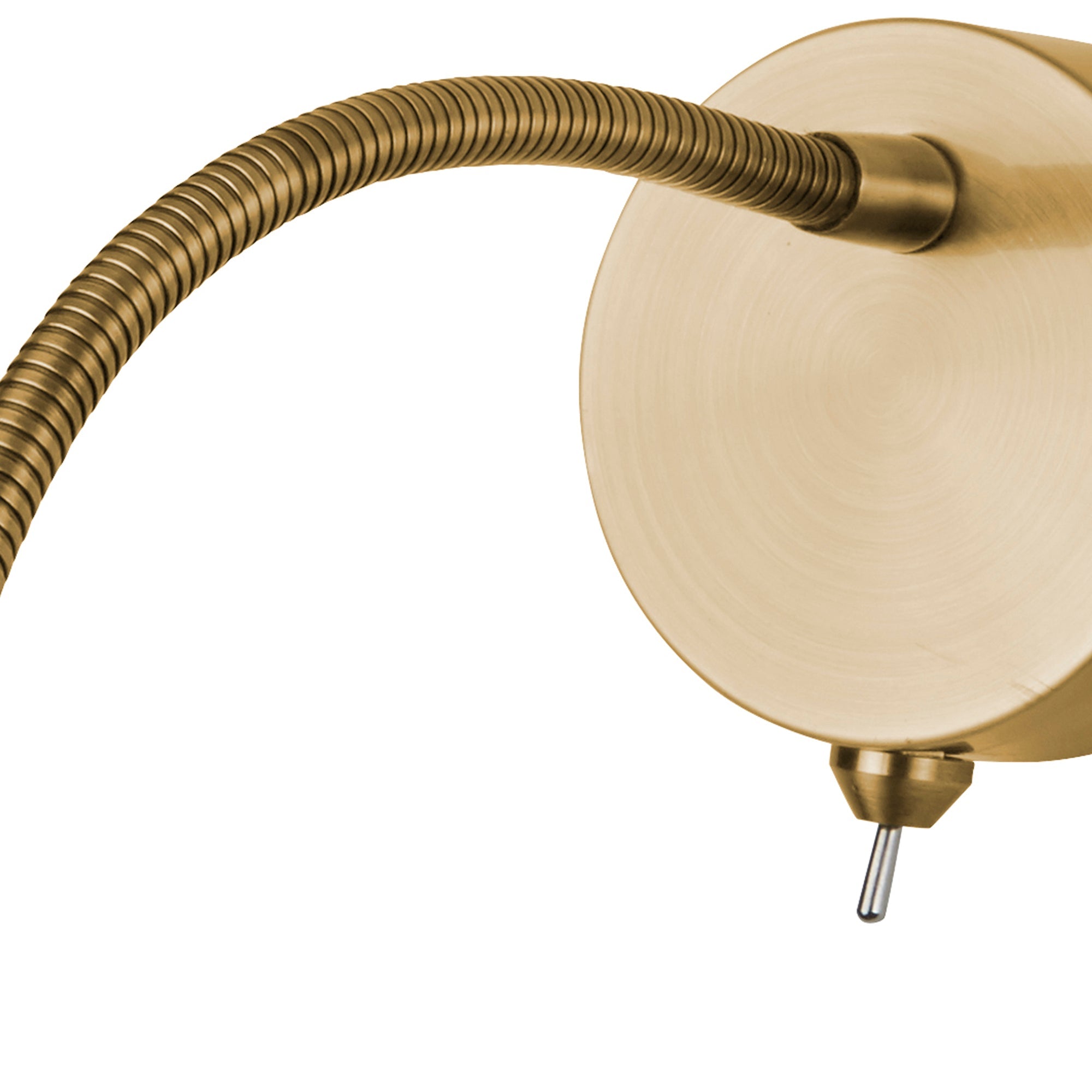 Searchlight Flexy LED Adjustable Brass Reading Wall Light-OPEN-BOX-50-200826