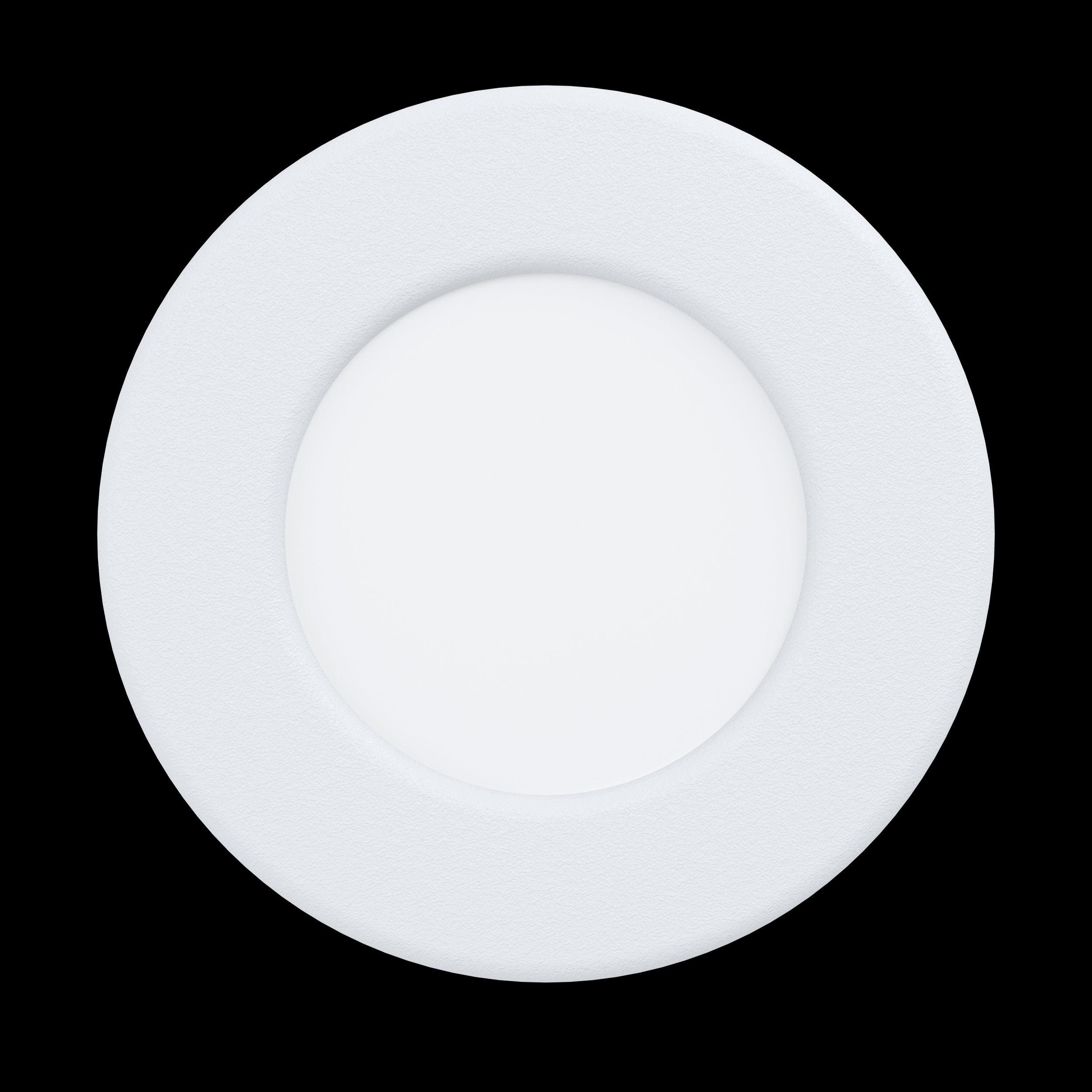 eglo fueva 5 led white recessed bathroom ceiling light ip44