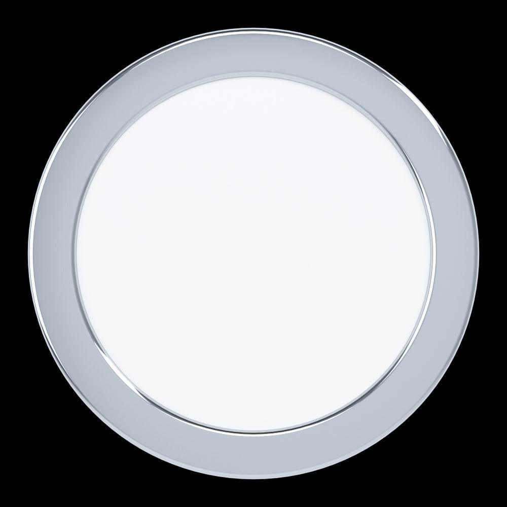 eglo fueva 5 chrome led recessed ceiling light 16 6cm living room image