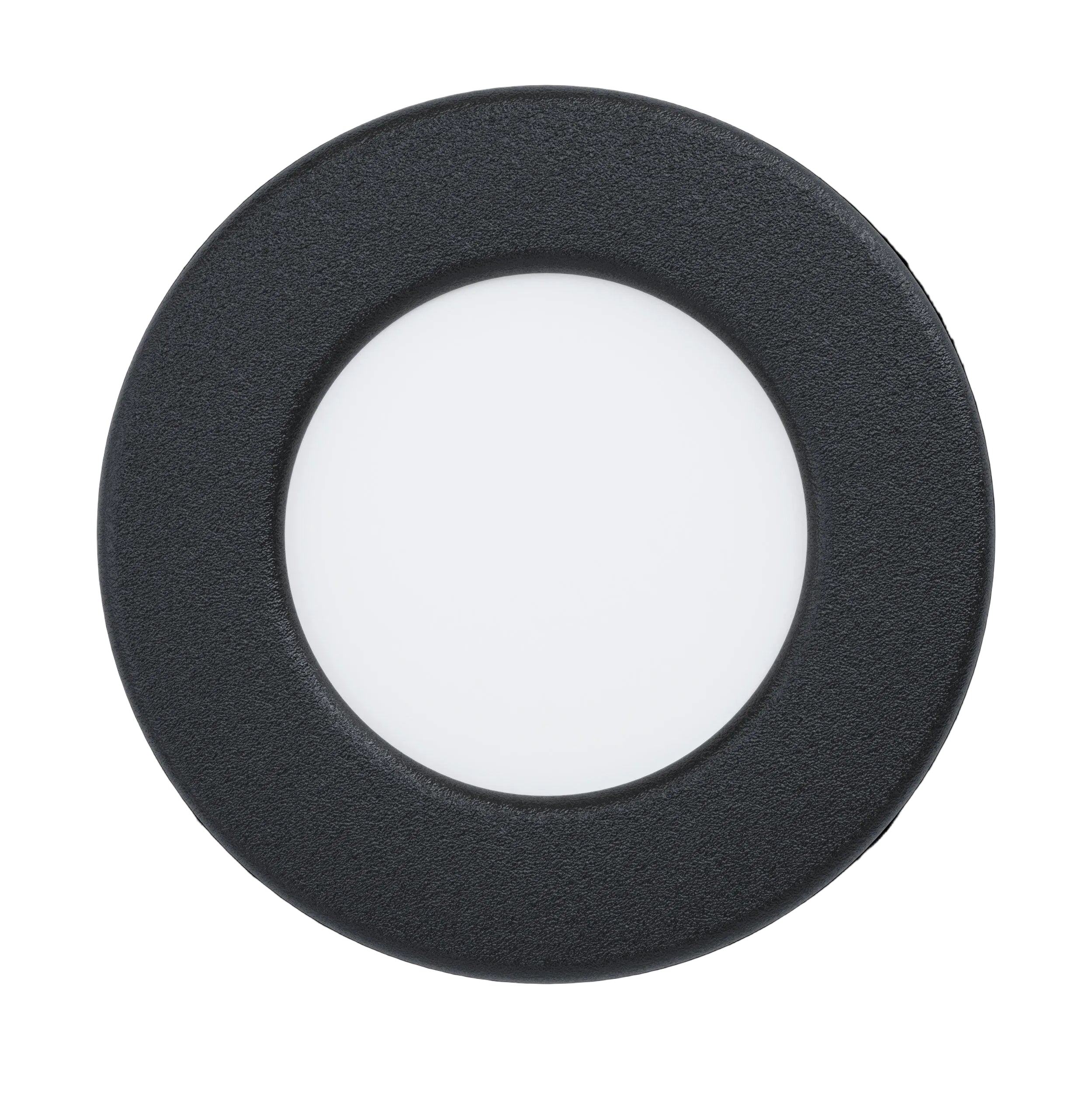 eglo fueva 5 black led recessed cool white light 8 6cm living room image