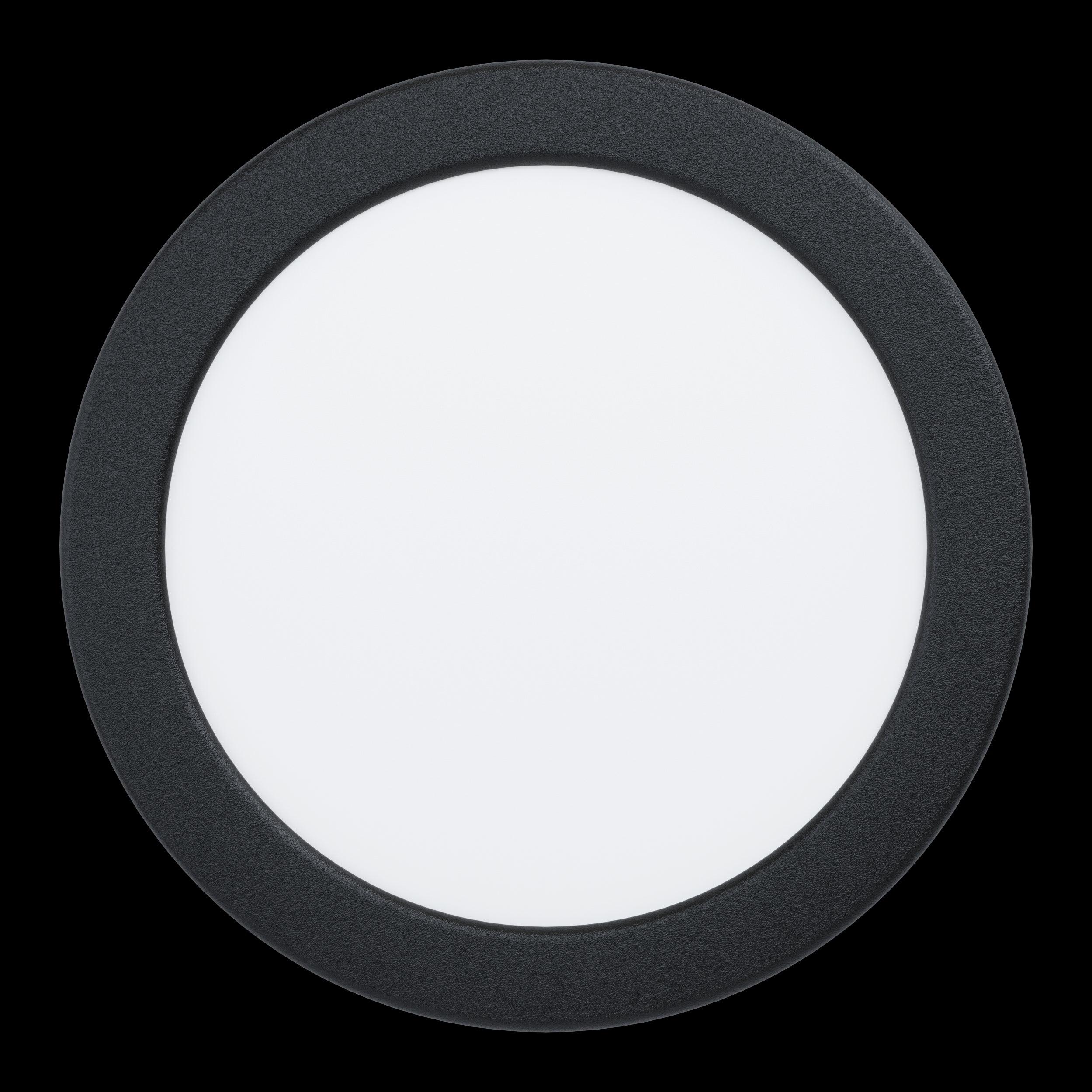 eglo fueva 5 black led recessed cool white light 16 6cm living room image