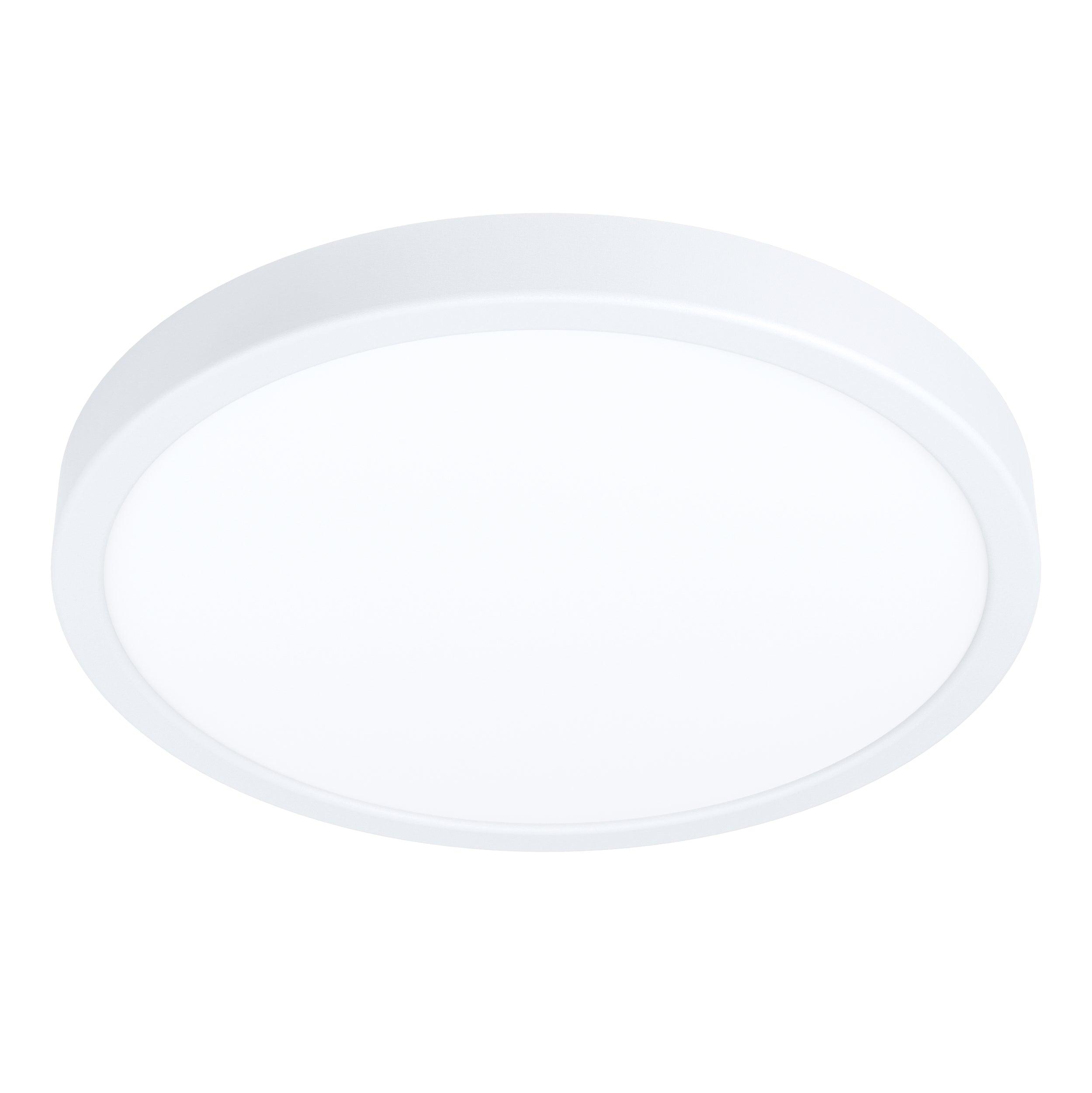 eglo fueva 5 led white flush ceiling light 28 5cm living room image