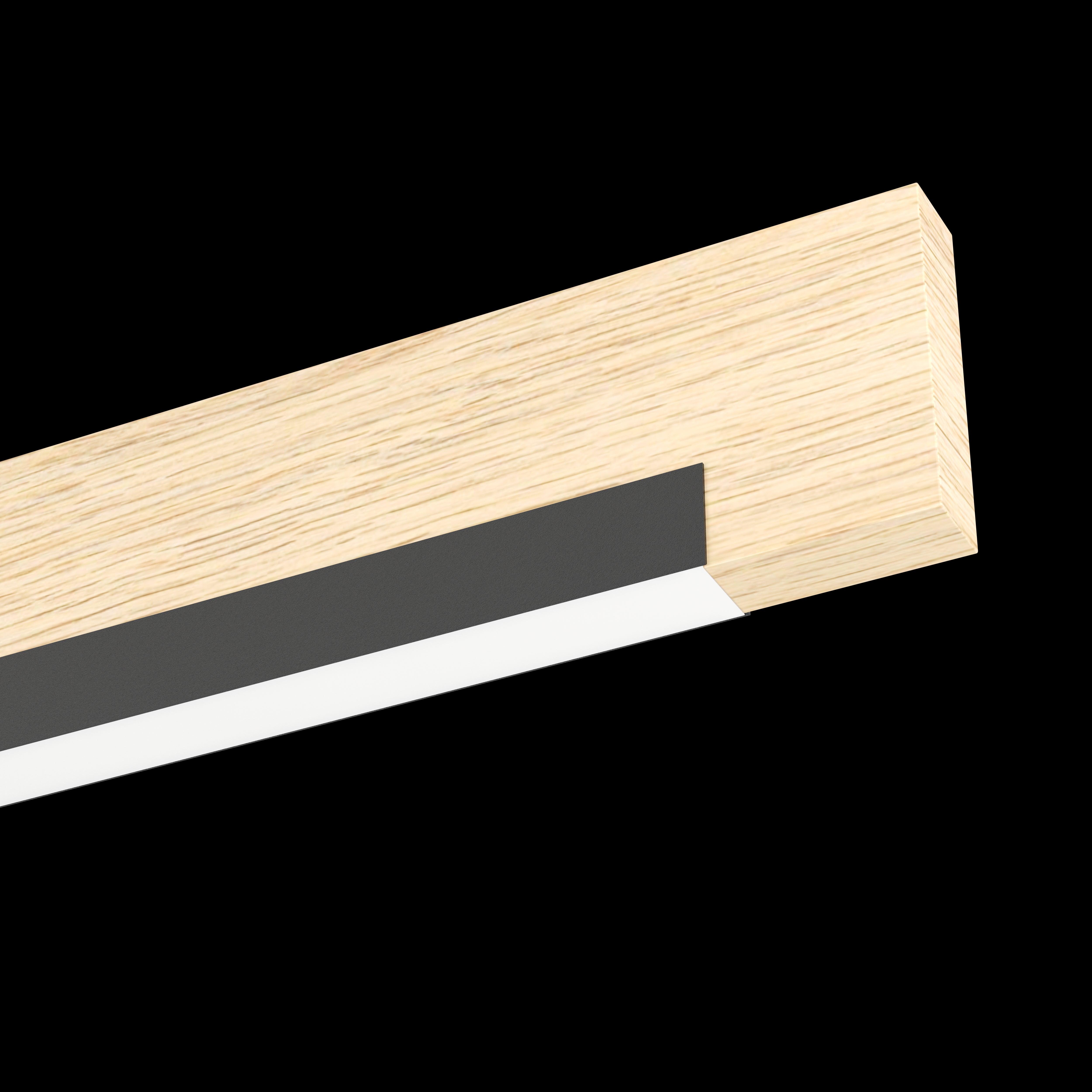 eglo camacho led oak style black flush ceiling light hallway lighting