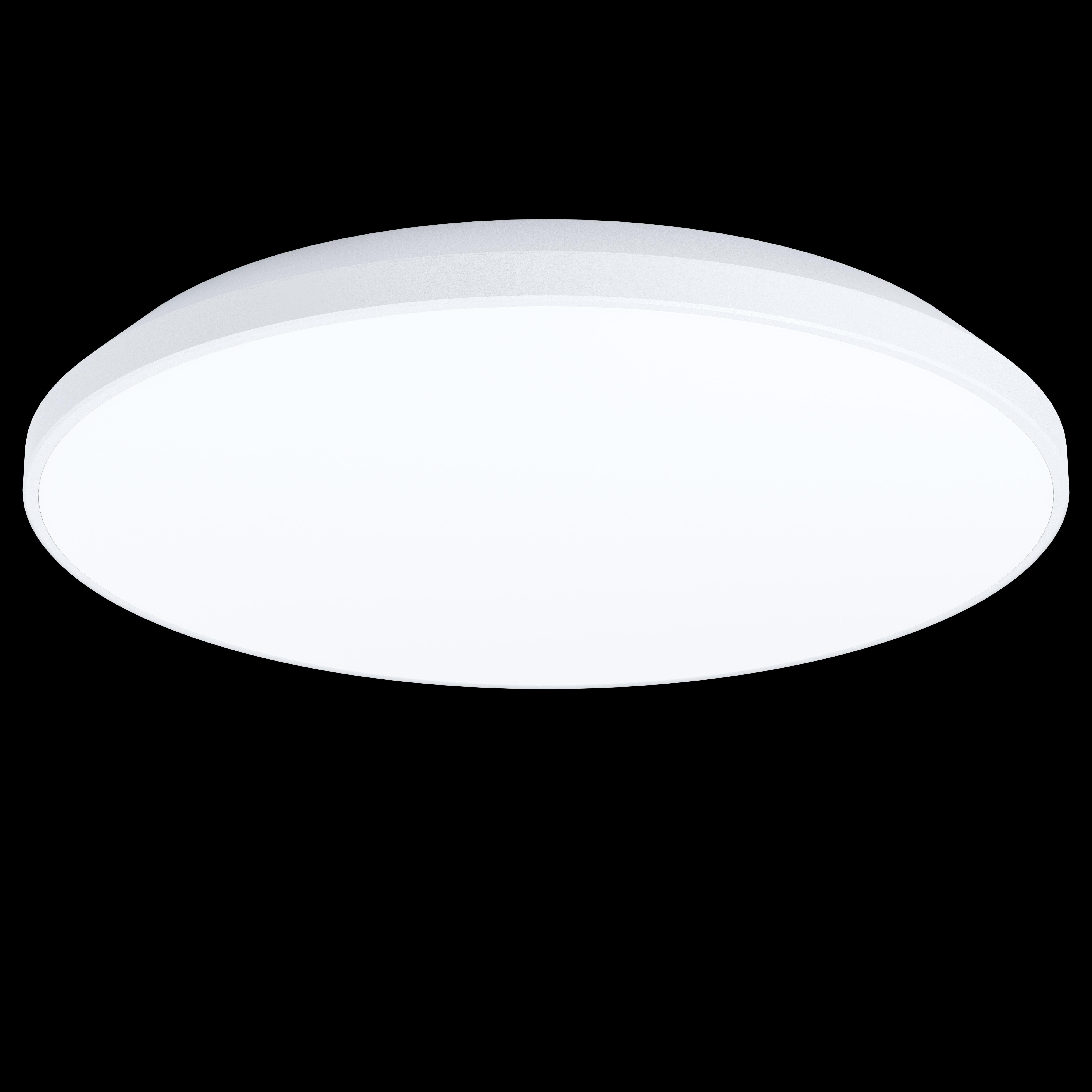 eglo crespillo white led round flush ceiling light 31 5cm living room image
