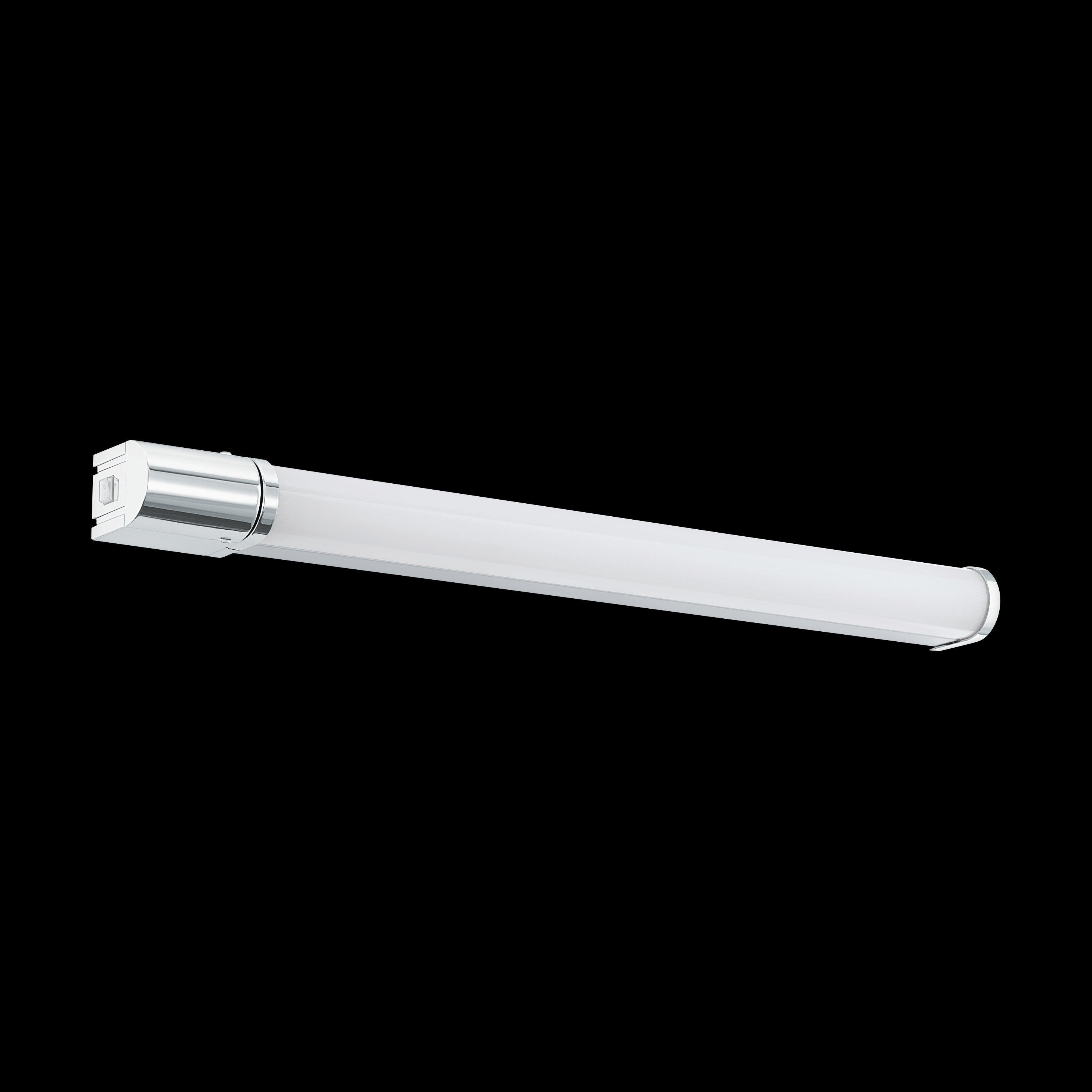 eglo tragacete 1 ip44 led chrome bathroom wall mirror 68cm kitchen lighting