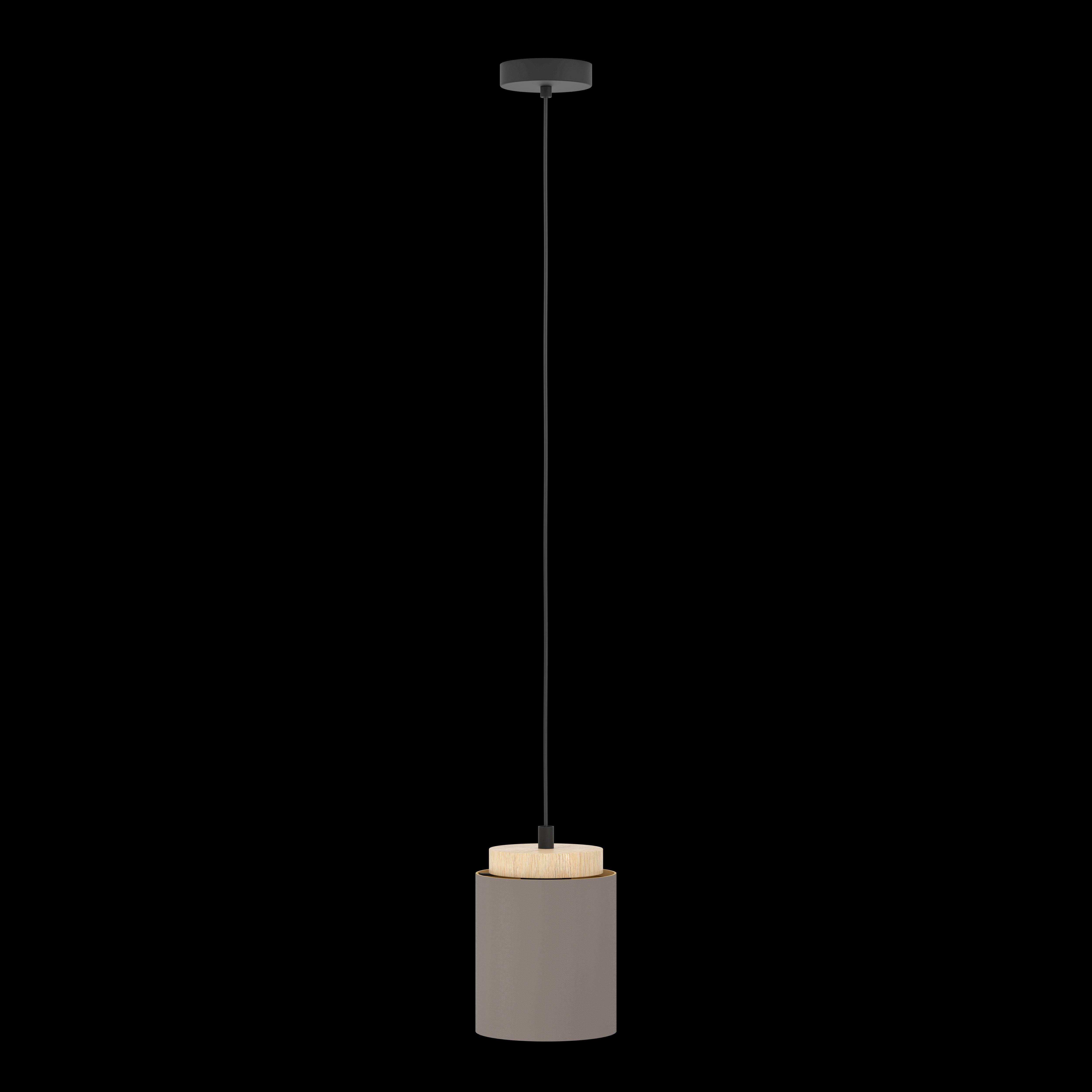 eglo albariza brown gold fabric ceiling pendant living room image
