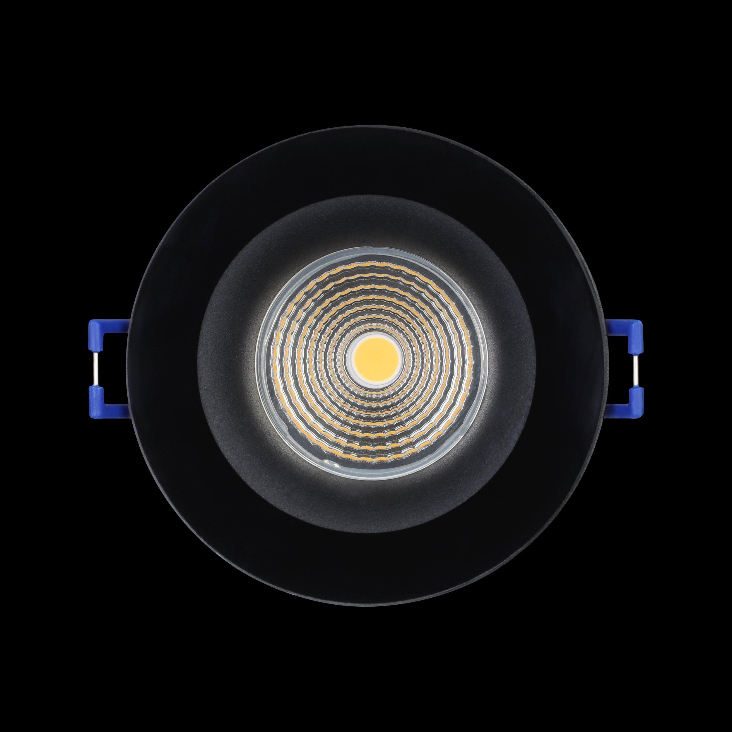 eglo salabate black led recessed ceiling light warm white Kitchen Lighting Close Up