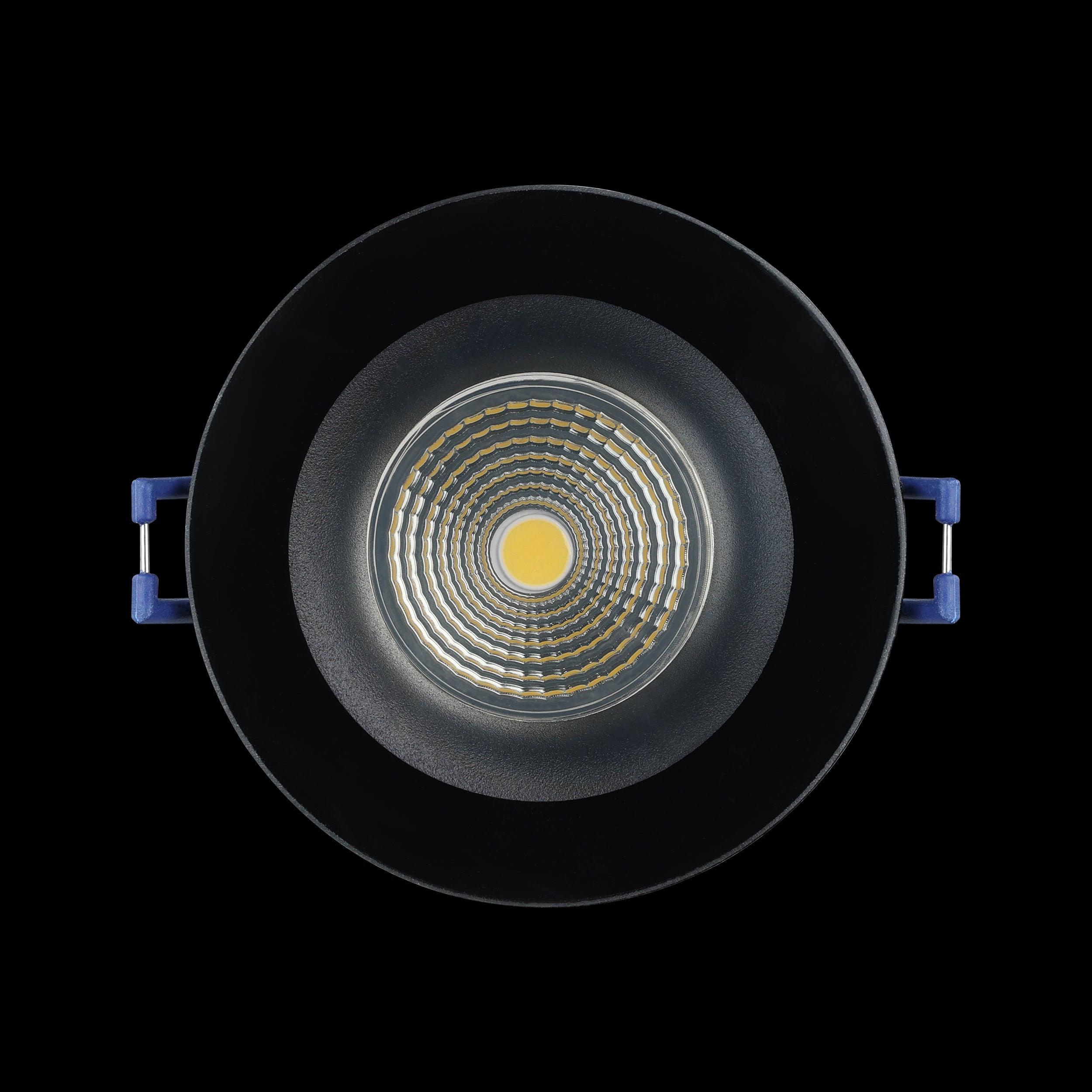 eglo salabate black led recessed ceiling light cool white Kitchen Lighting Close Up
