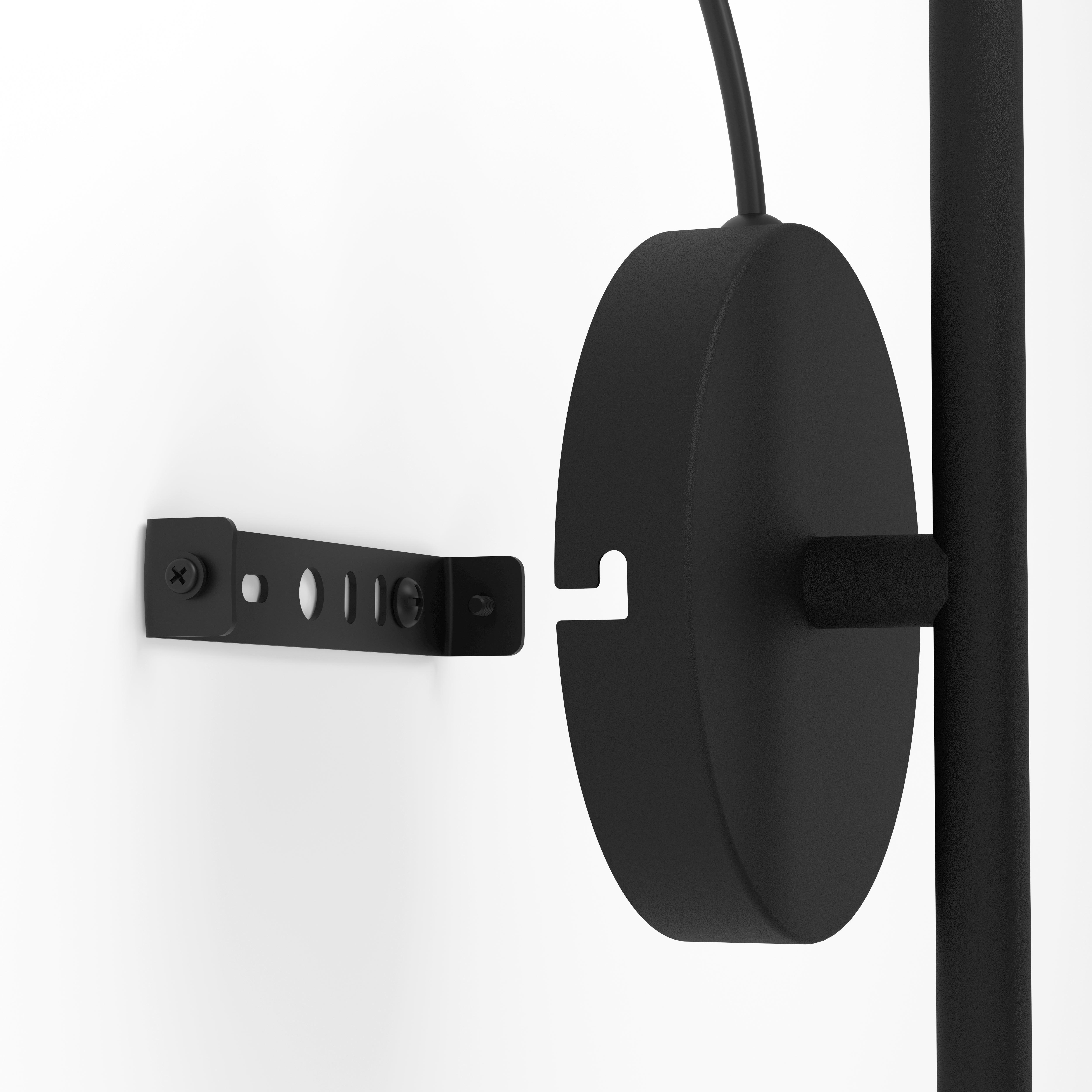 eglo canterras black terrazzo detail wall light hallway lighting