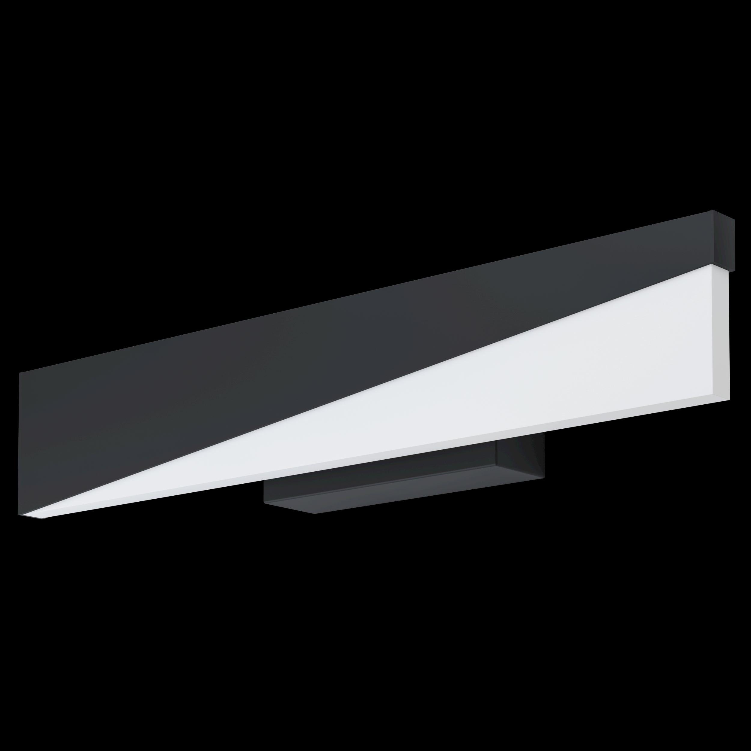 eglo isidro black led wall light