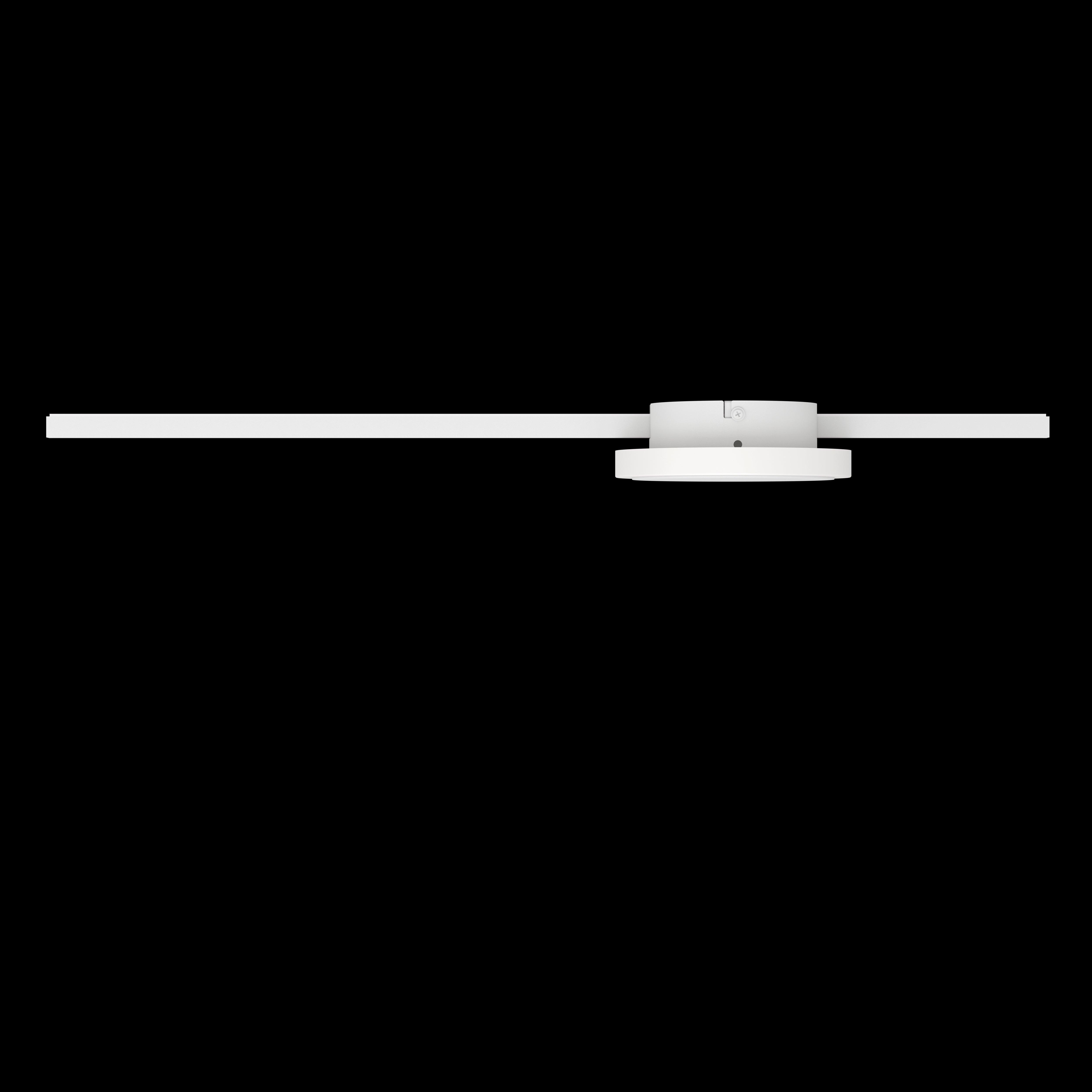 eglo sarginto white led flush ceiling light living room close up