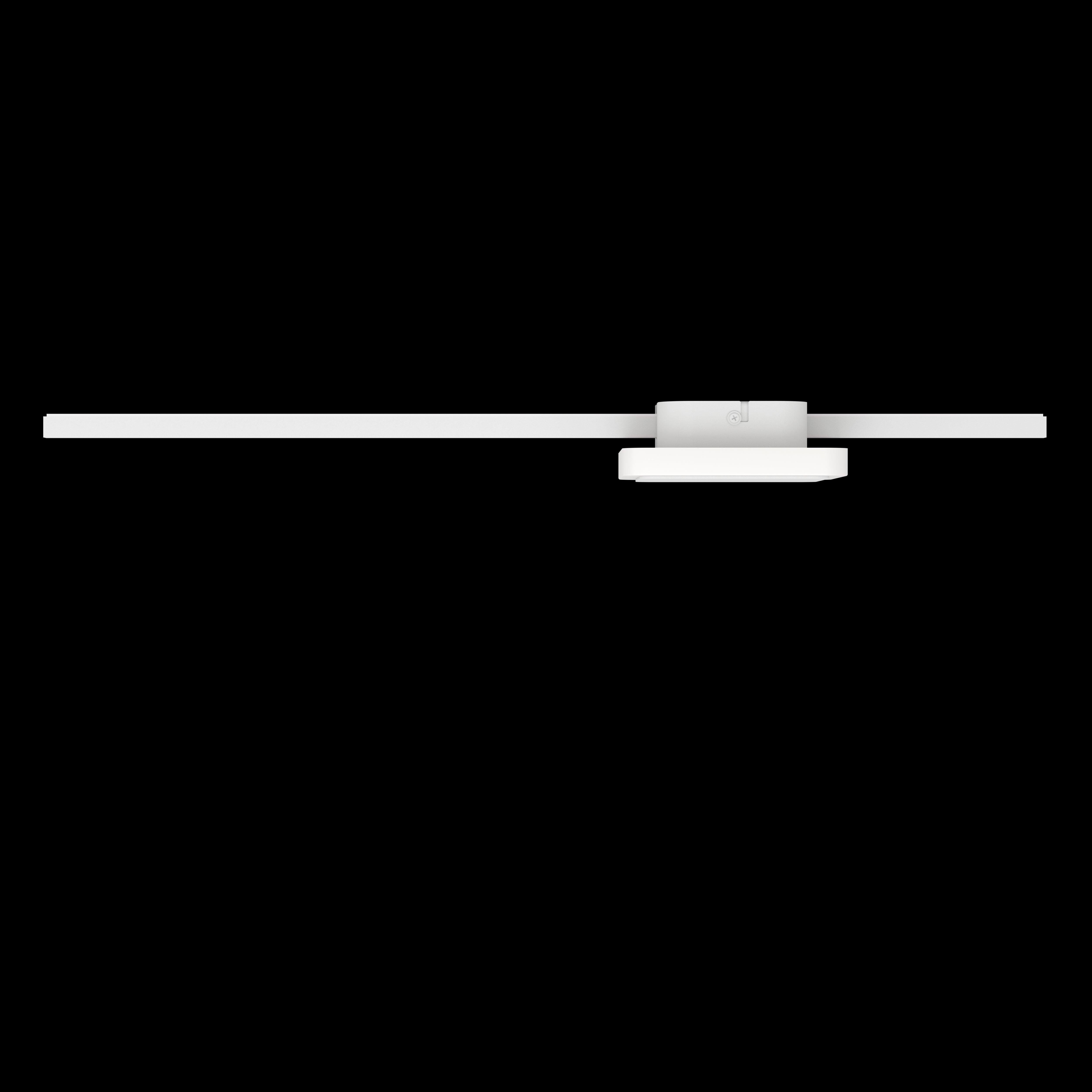 eglo sarginto white minimalist led ceiling flush living room close up