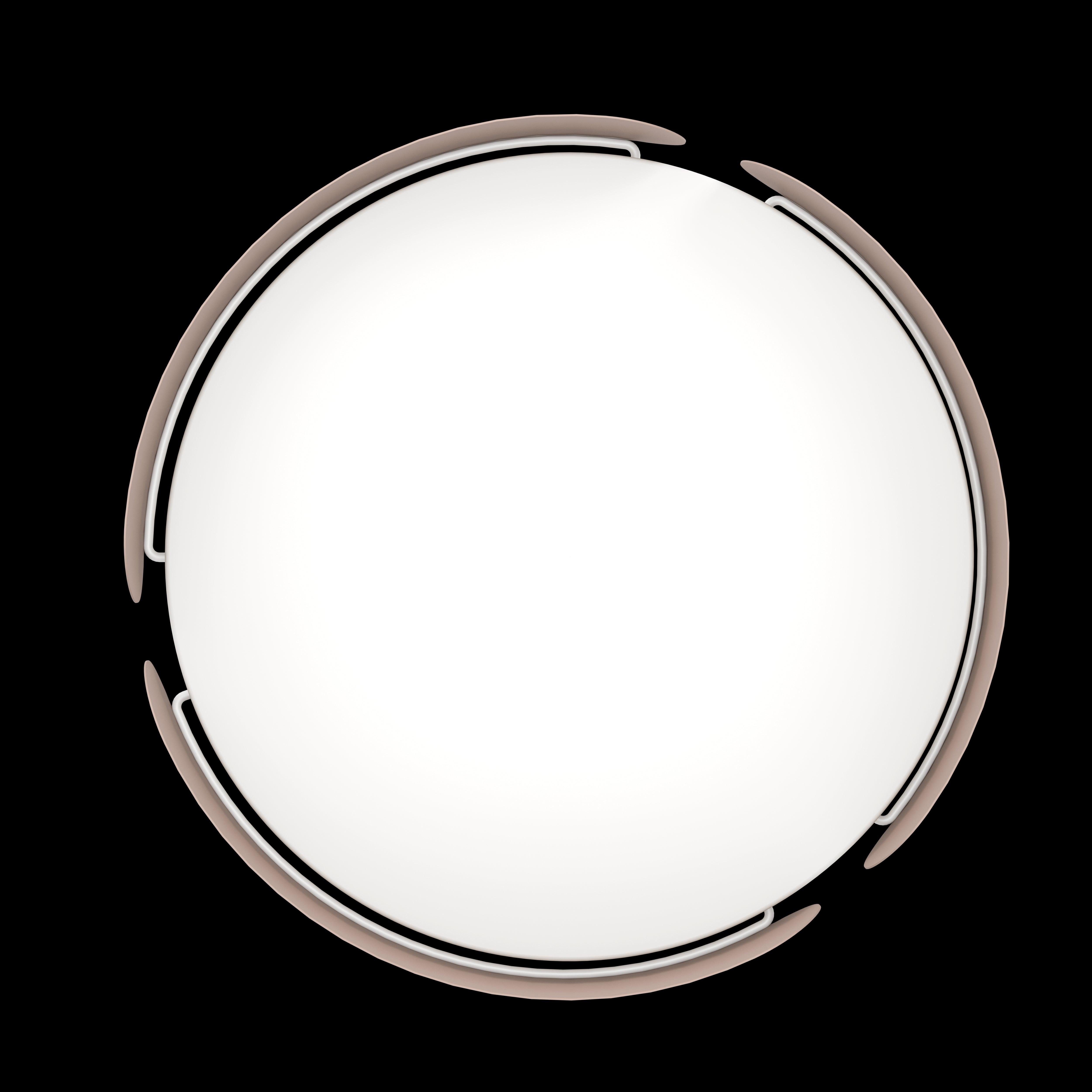 eglo valcasotto led round mocha framed ceiling flush 37cm kitchen lighting