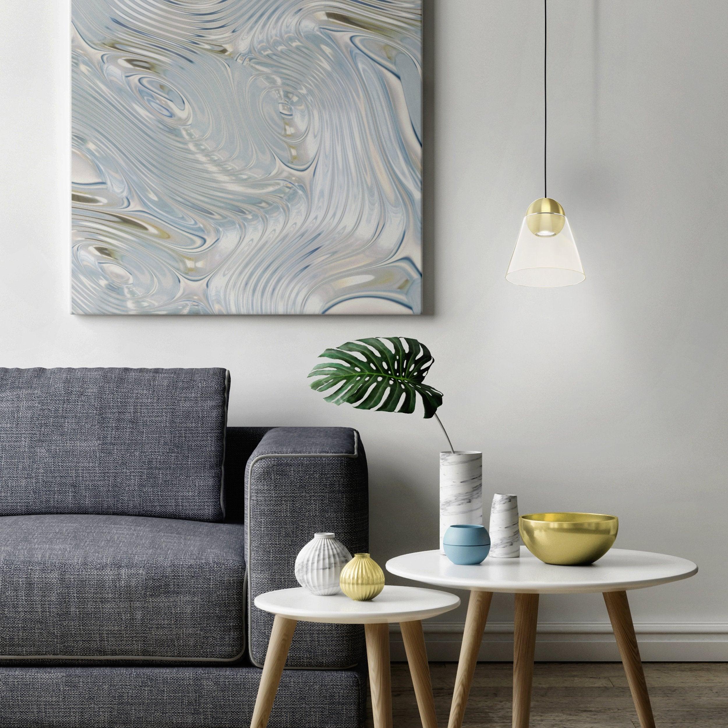 Eglo Cerasella Conical Glass & Brass Ceiling Pendant-warehouse-40