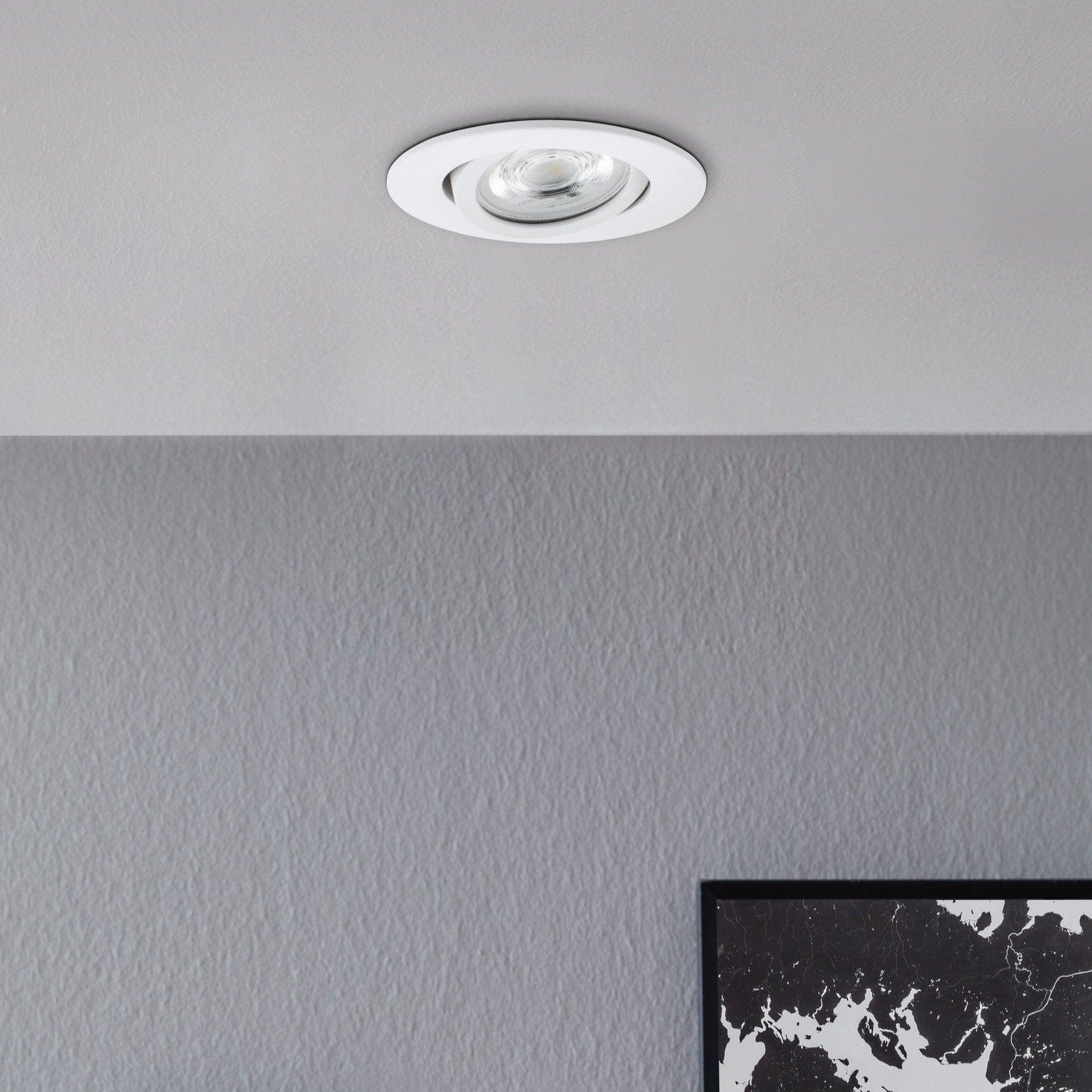 eglo saliceto z white led smart recessed ceiling light kitchen lighting